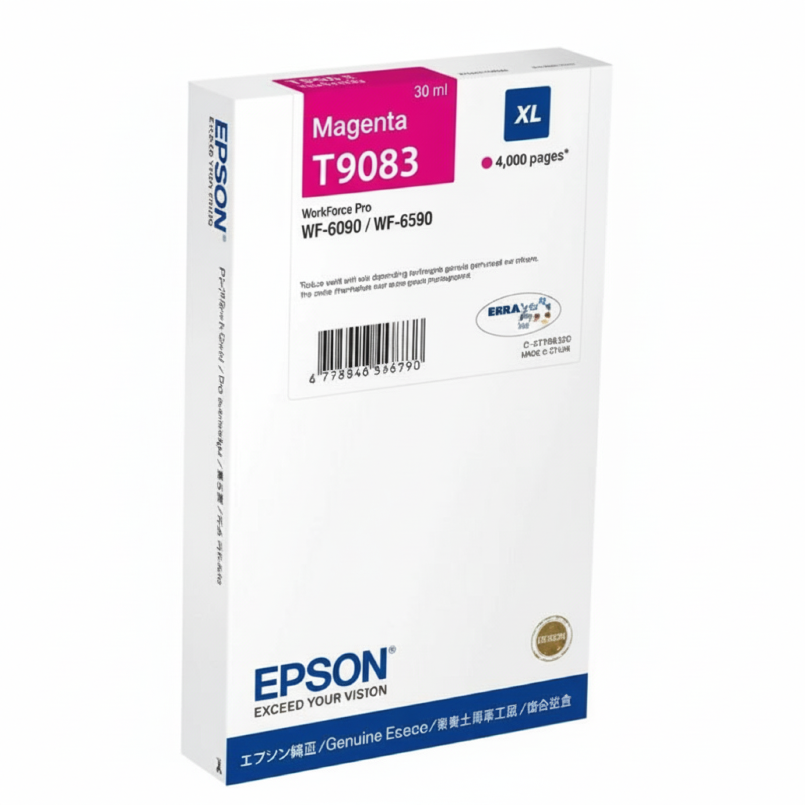 Original OEM Ink Cartridge Epson T9083 (C13T908340) (Magenta)