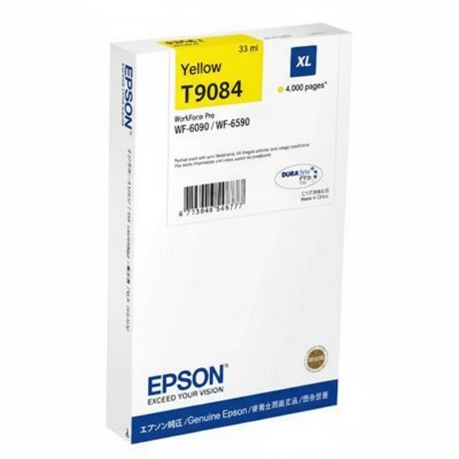 Original OEM Ink Cartridge Epson T9084 (C13T908440) (Yellow)