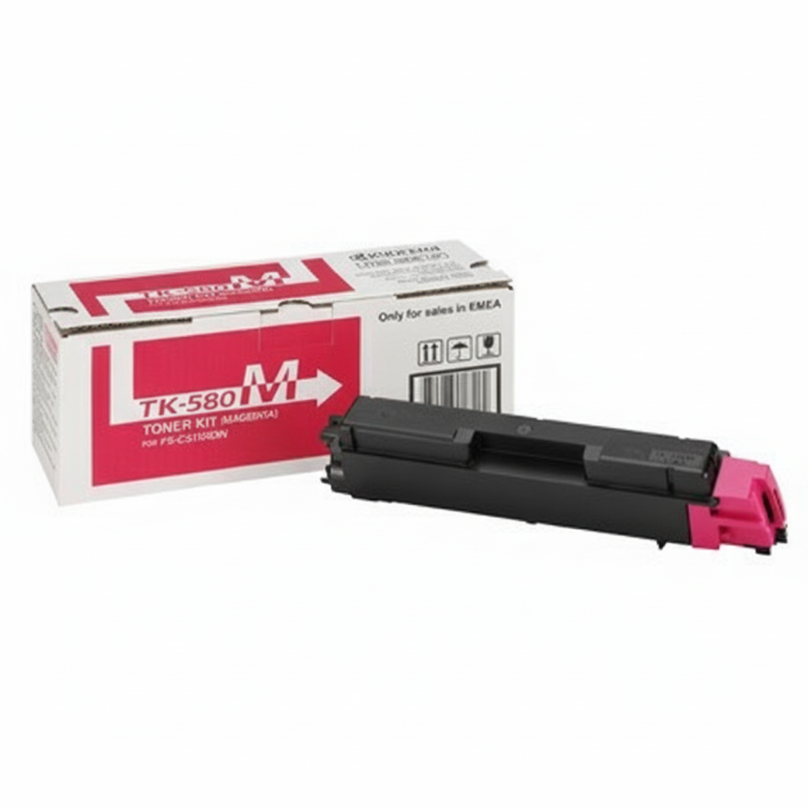 Original OEM Toner Kyocera TK-580M (1T02KTBNL0) (Magenta)