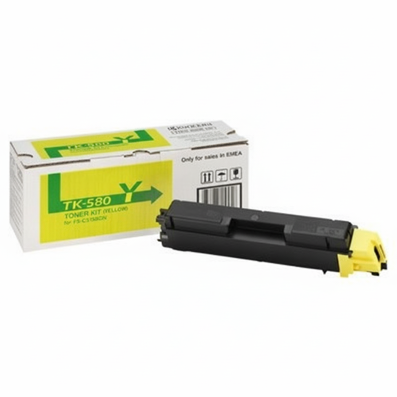Original OEM Toner Kyocera TK-580Y (1T02KTANL0) (Yellow)