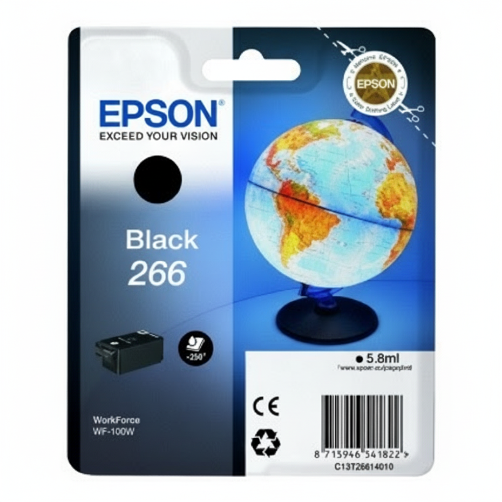 Original OEM Ink Cartridge Epson T2661 (C13T26614010) (Black)