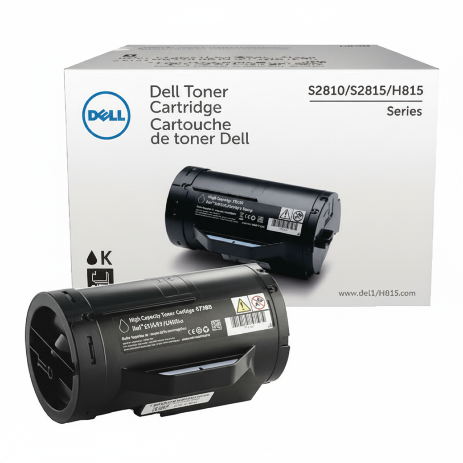 Original OEM Toner Dell 593-BBMM (593-BBMM) (Black)