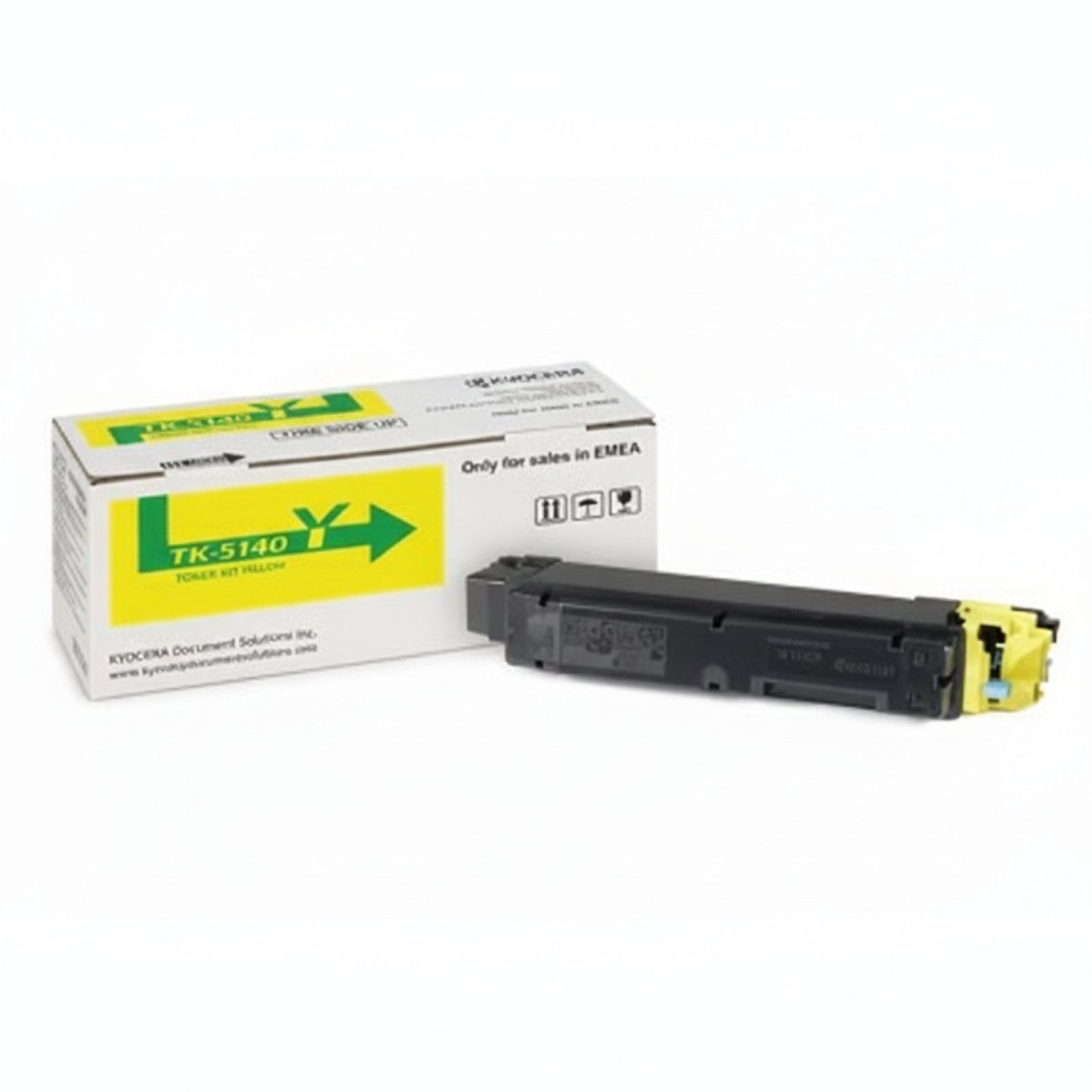 Original OEM Toner Kyocera TK-5140Y (1T02NRANL0) (Yellow)