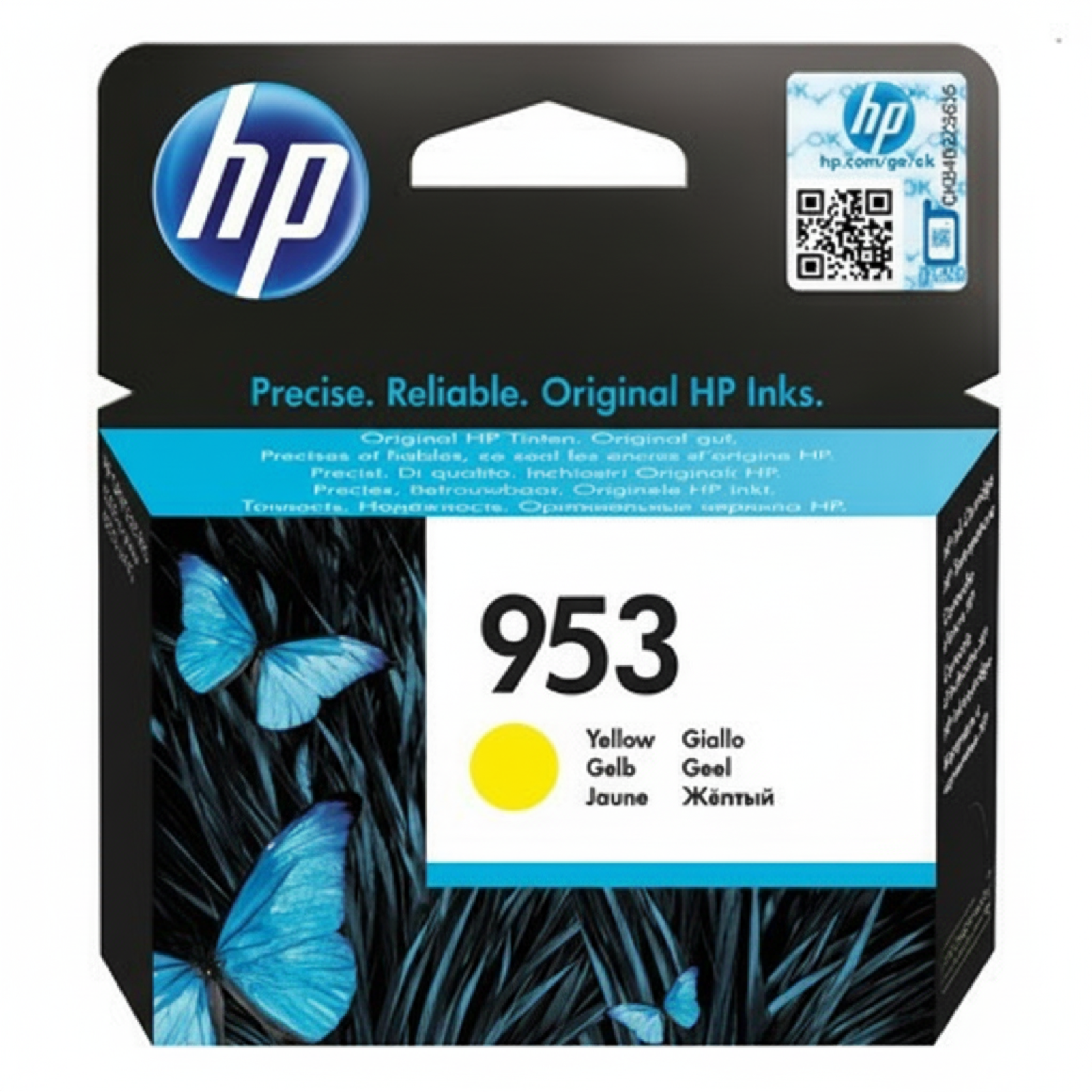 Original OEM Ink Cartridge HP 953 (F6U14AE) (Yellow)