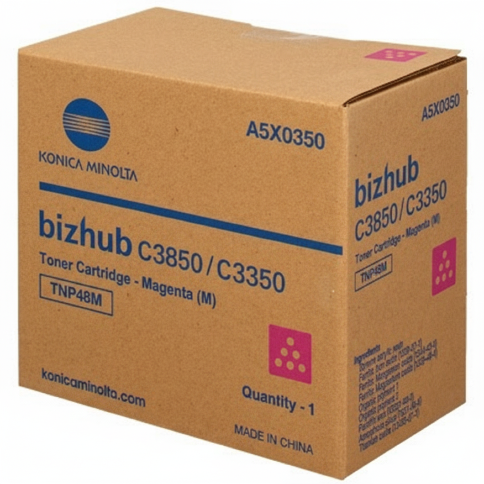 Original OEM Toner KM TNP-48M (A5X0350) (Magenta)