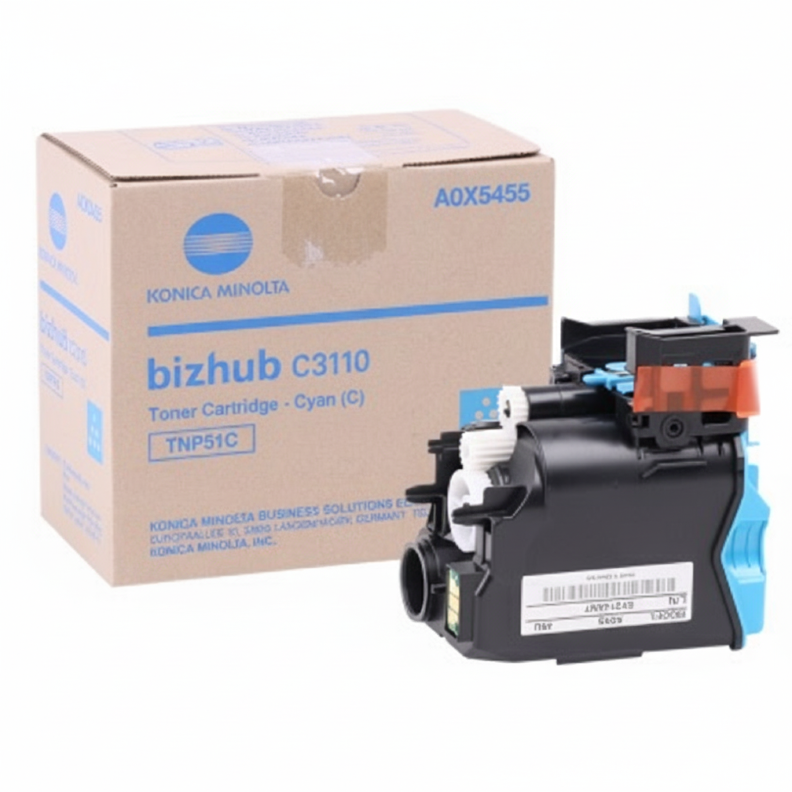 Original OEM Toner KM TNP-51C (A0X5455) (Cyan)