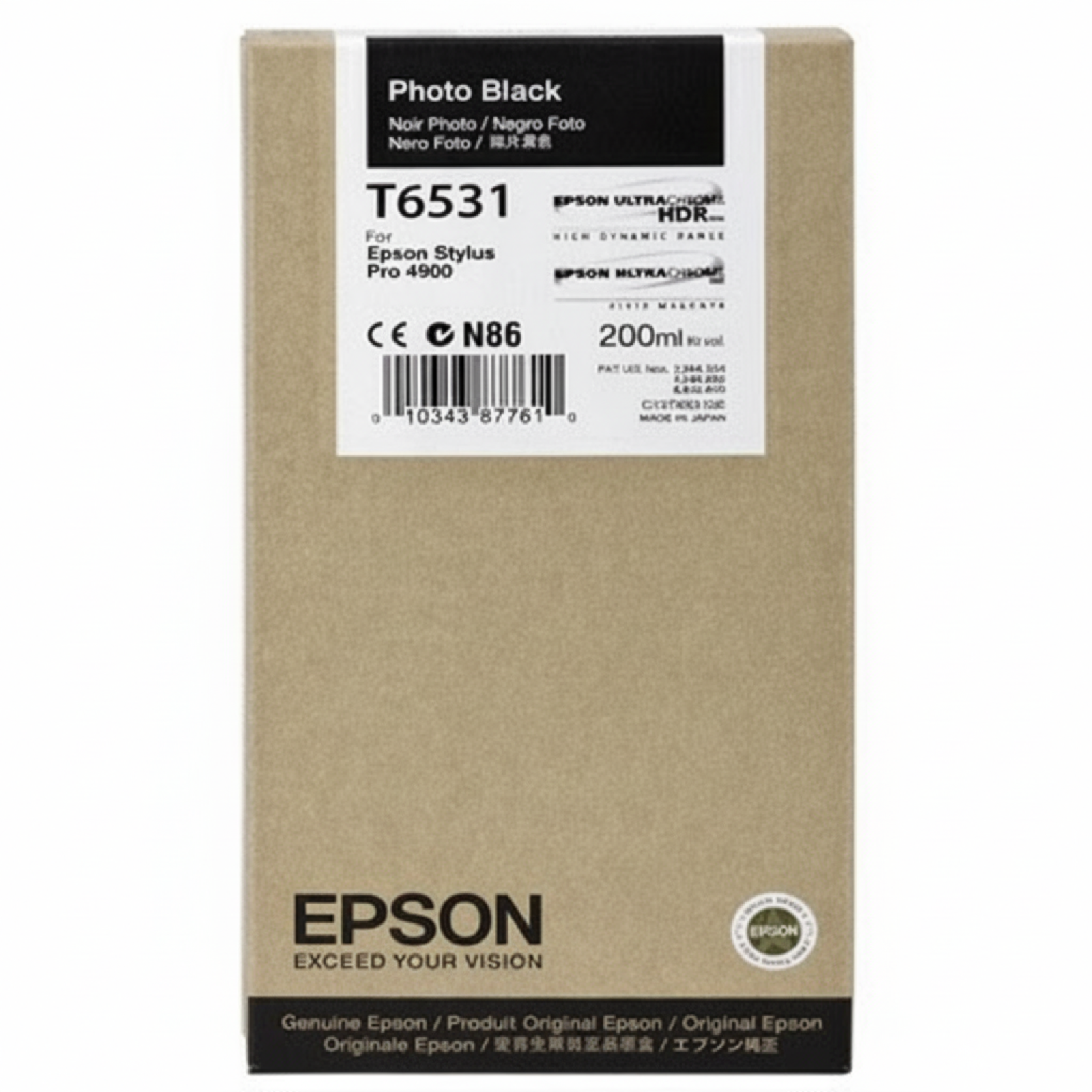 Original OEM Ink Cartridge Epson T6531 (C13T653100) (Foto)