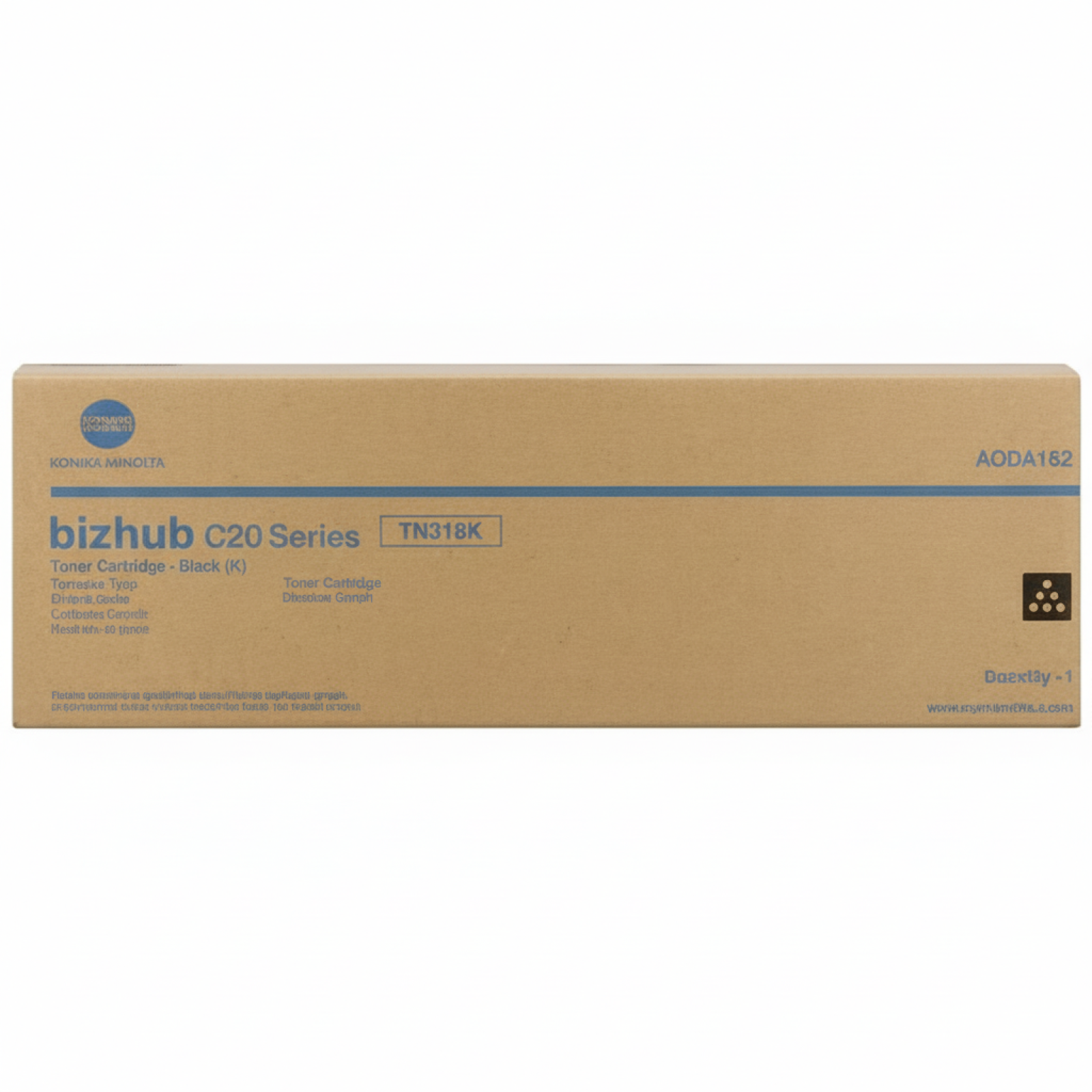 Original OEM Toner KM TN-318BK (A0DK153) (Black)