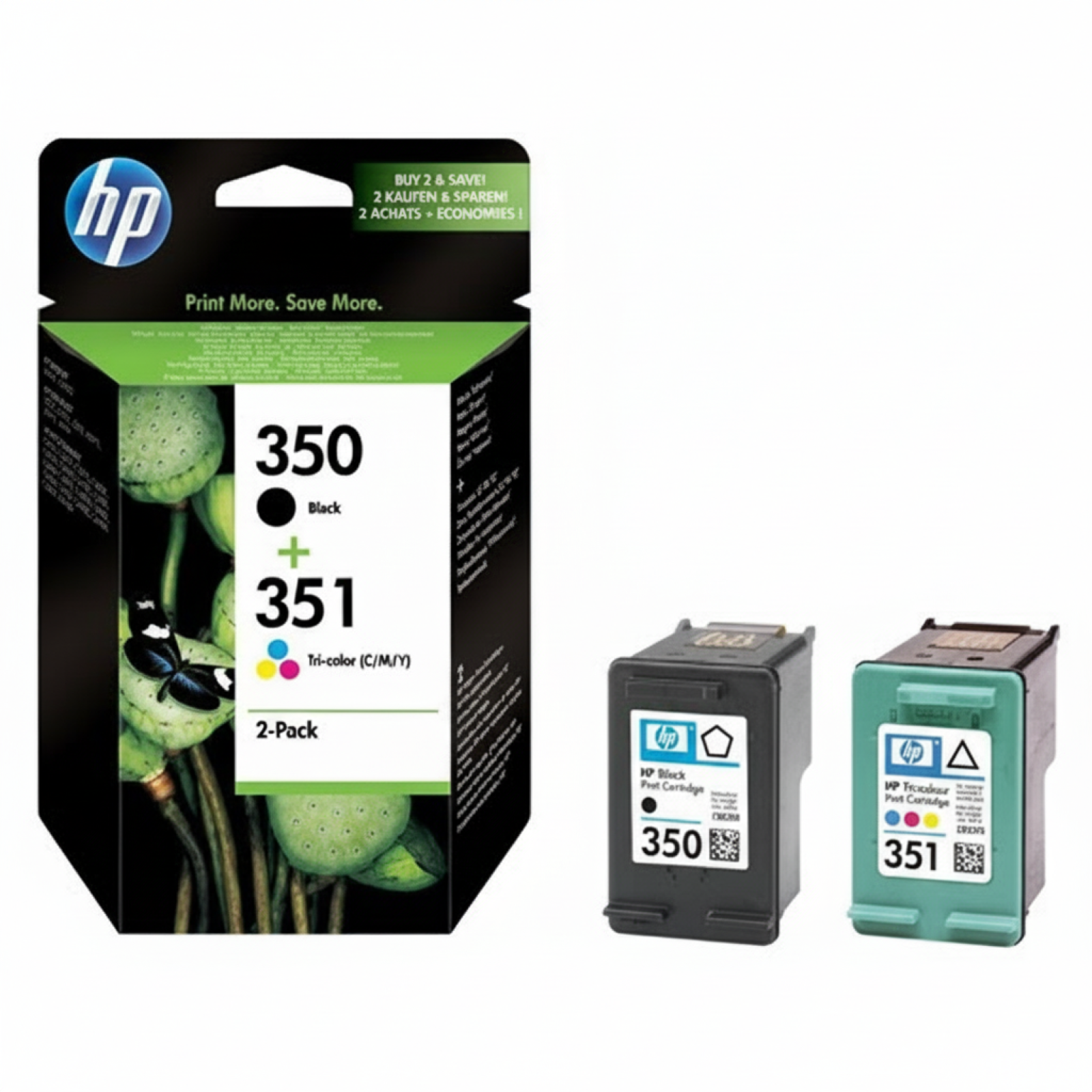 Original OEM Ink Cartridges HP 350 + 351 (SD412EE) (multi pack)