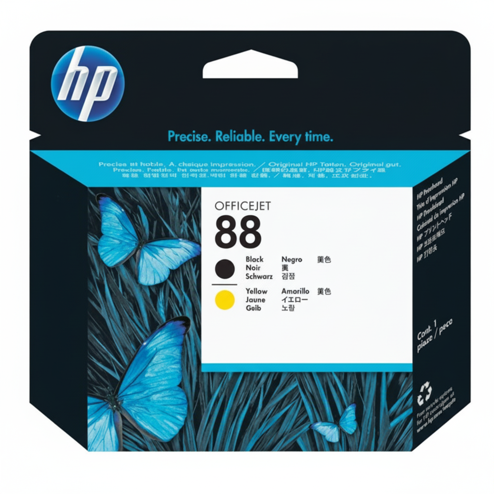 Original OEM Printhead HP 88 BK Y (C9381A)