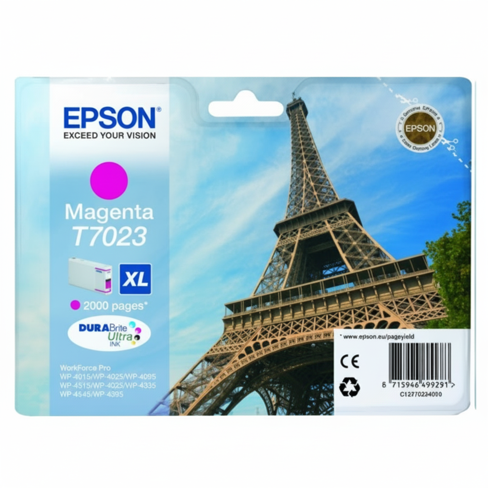 Original OEM Ink Cartridge Epson T7023 (C13T70234010) (Magenta)