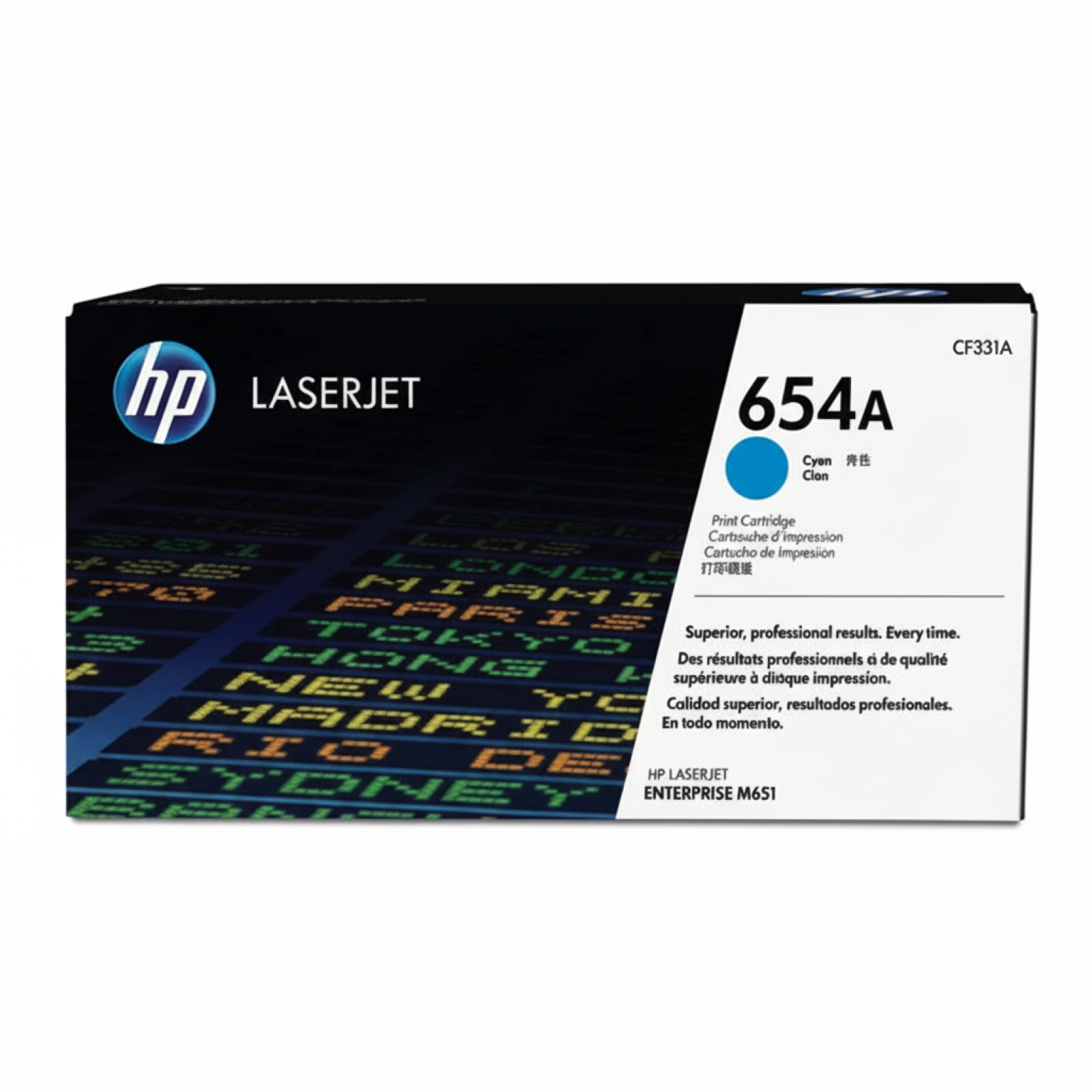 Original OEM Toner HP 654A (CF331A) (Cyan)