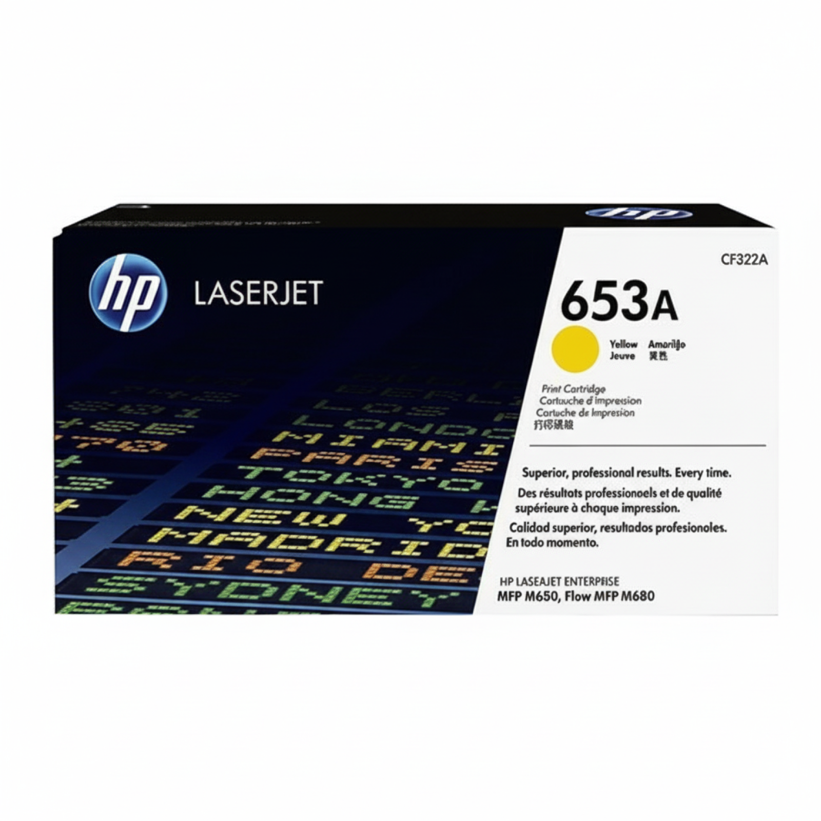Original OEM Toner HP 653A (CF322A) (Yellow)