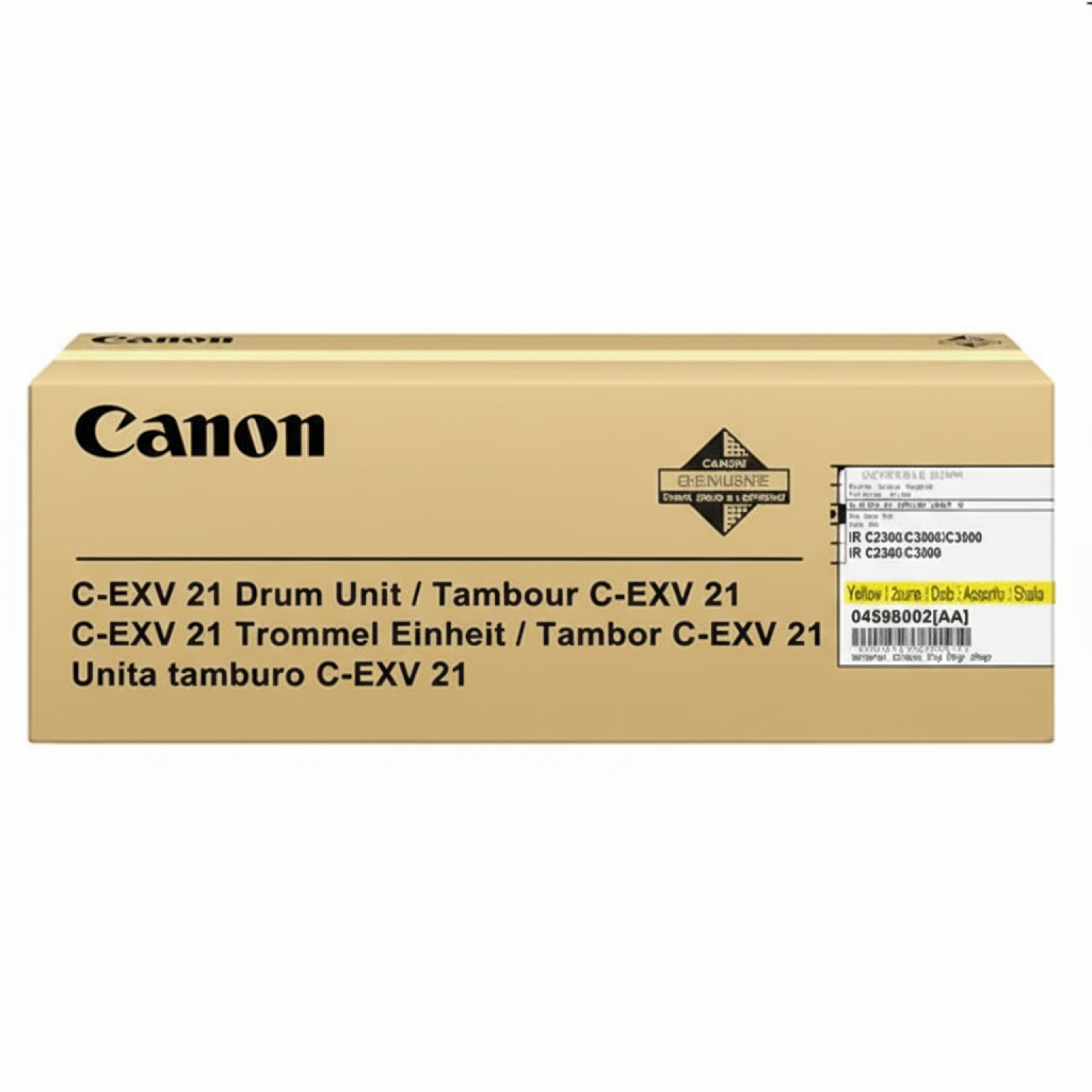 Original OEM Drum Unit Canon C-EXV 21 Y (0459B002) (Yellow)