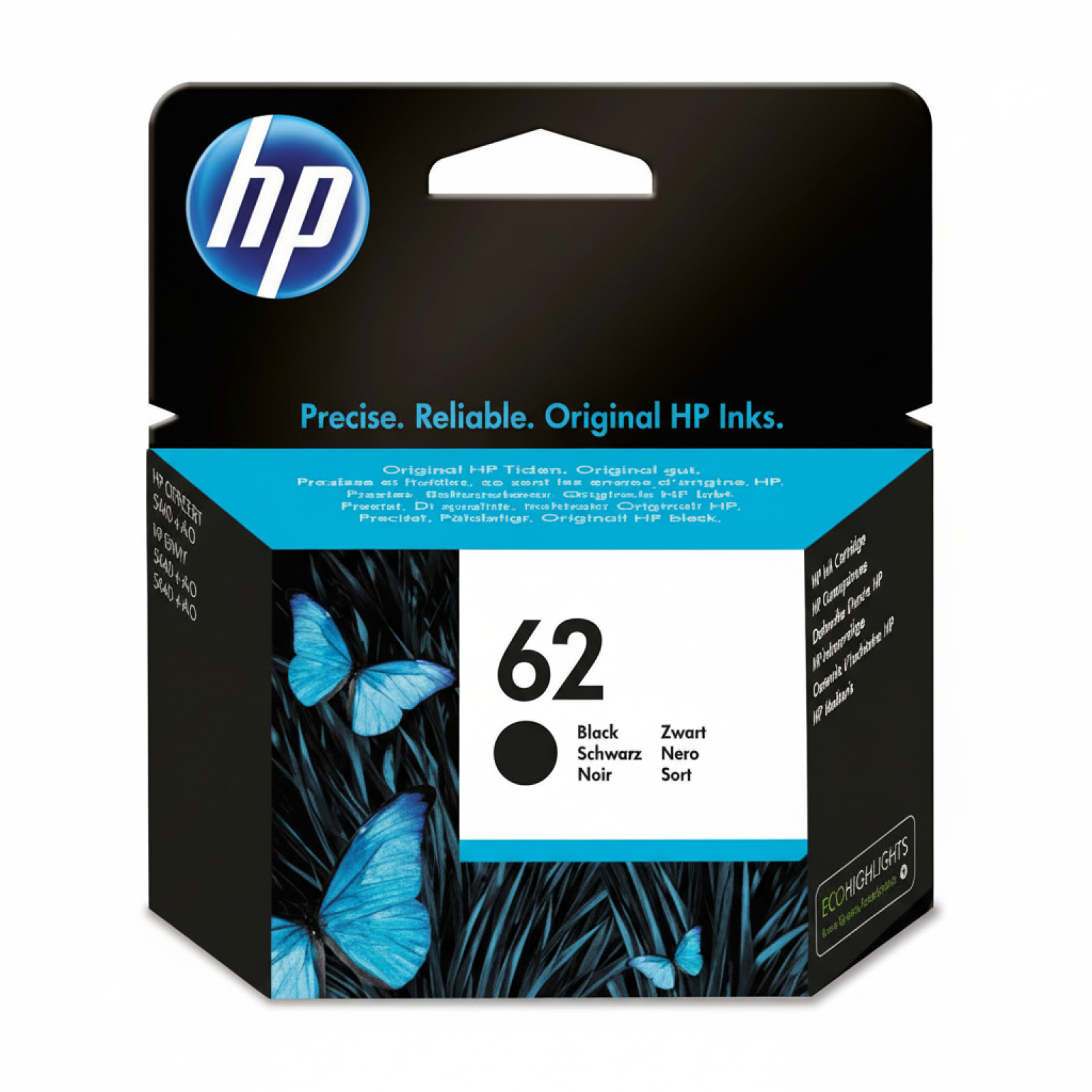 Original OEM Ink Cartridge HP 62 (C2P04AE) (Black)