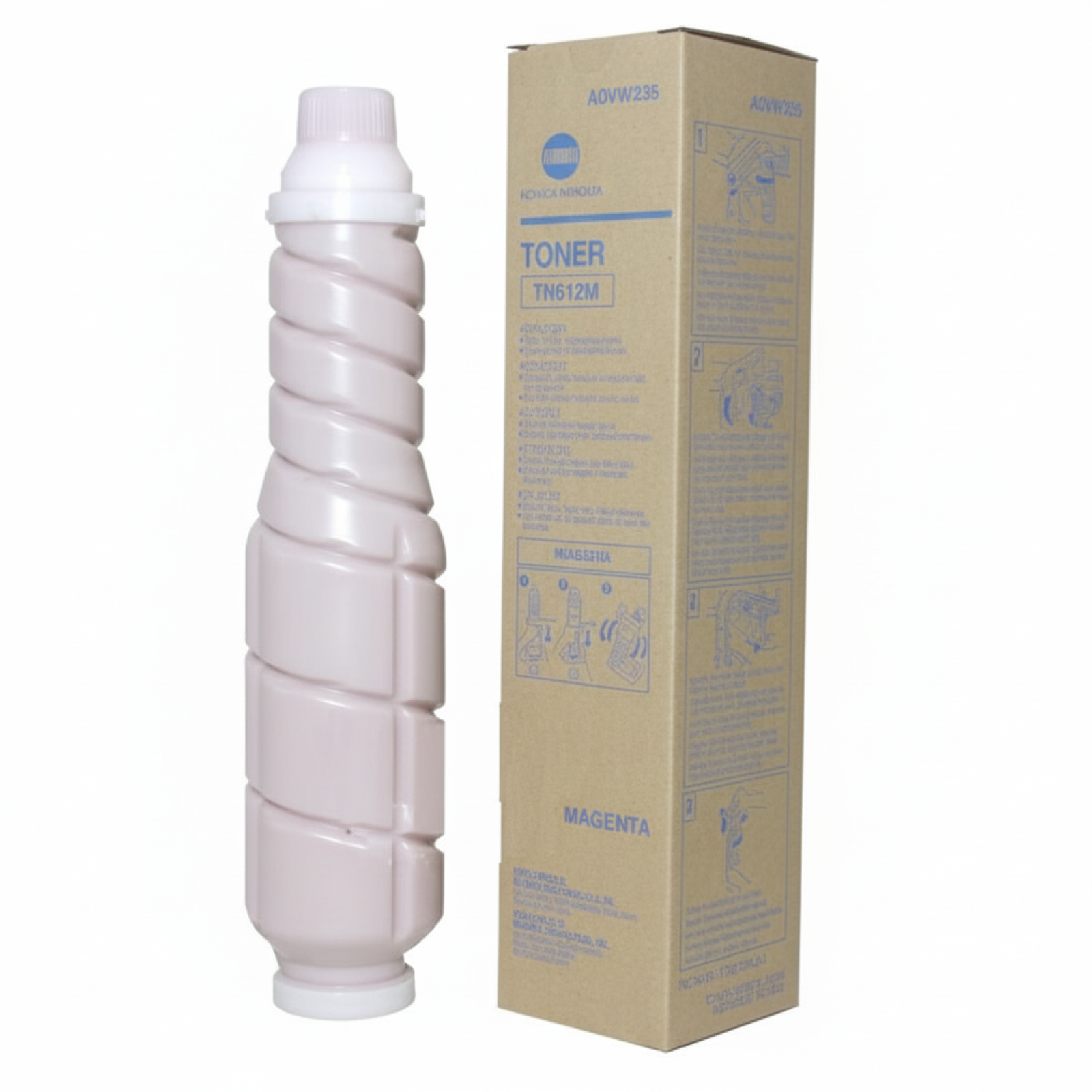 Original OEM Toner KM TN-612M (A0VW350) (Magenta)