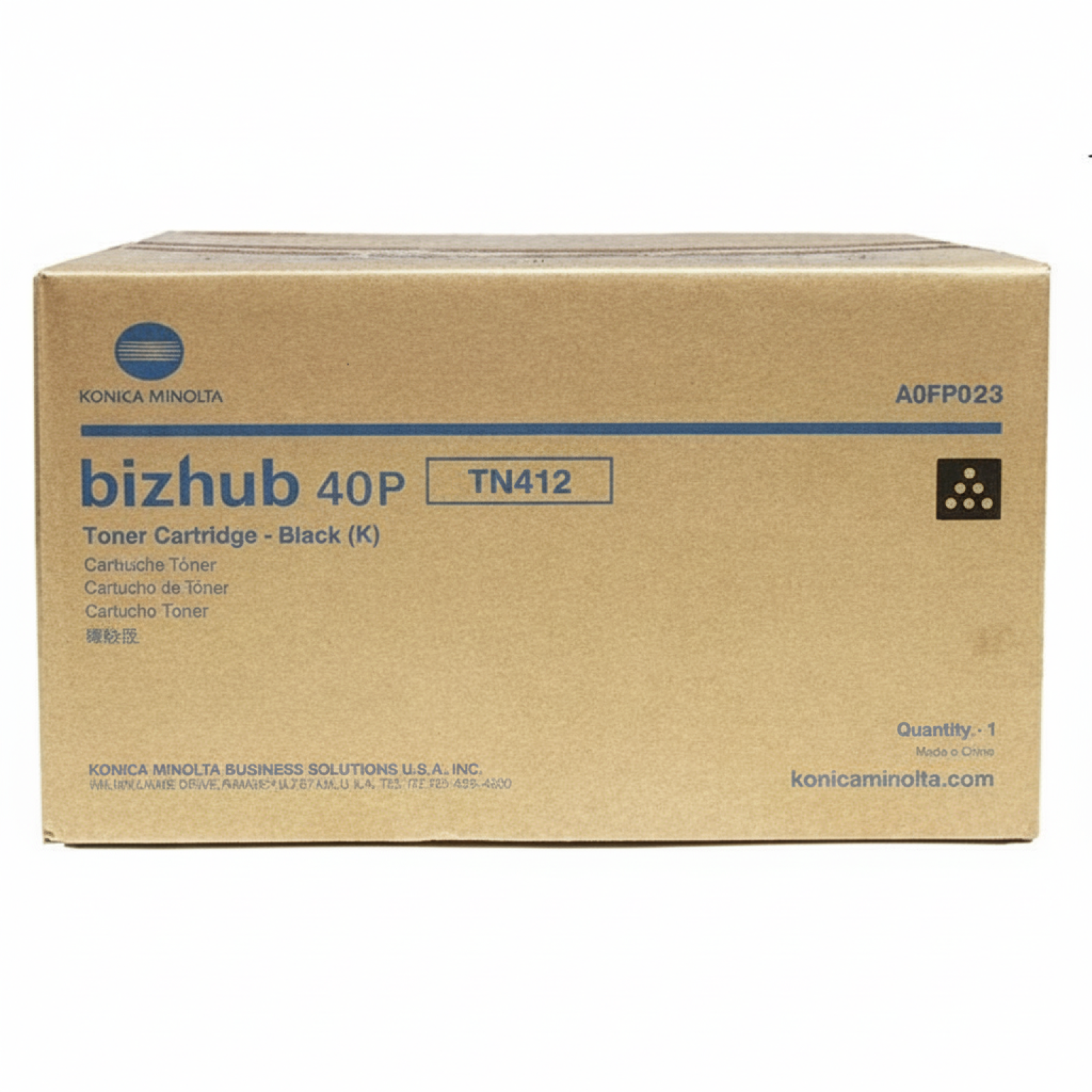 Original OEM Toner KM TN-412 (A0FP023) (Black)