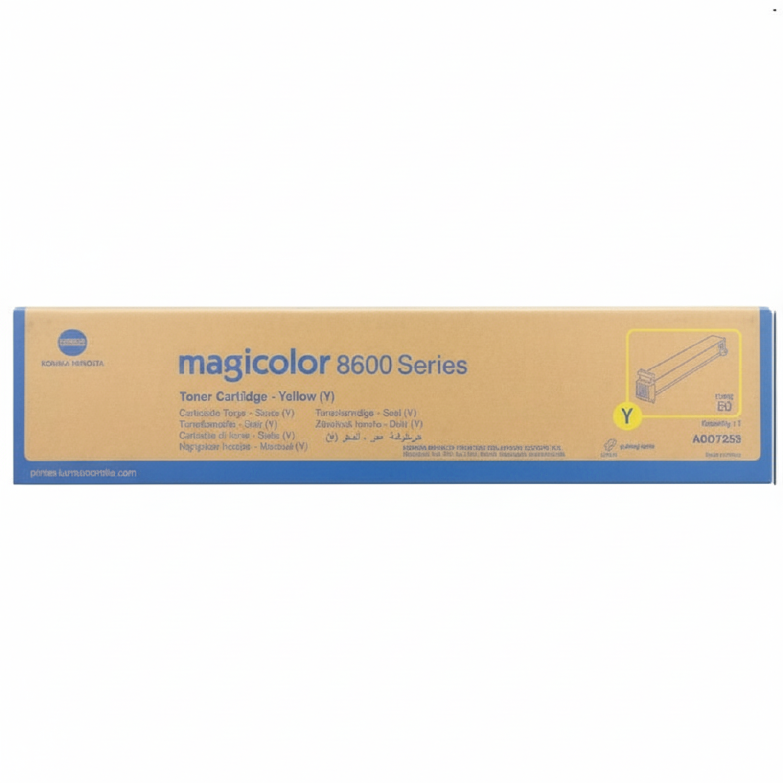 Original OEM Toner KM 8650 Y (A0D7253) (Yellow)