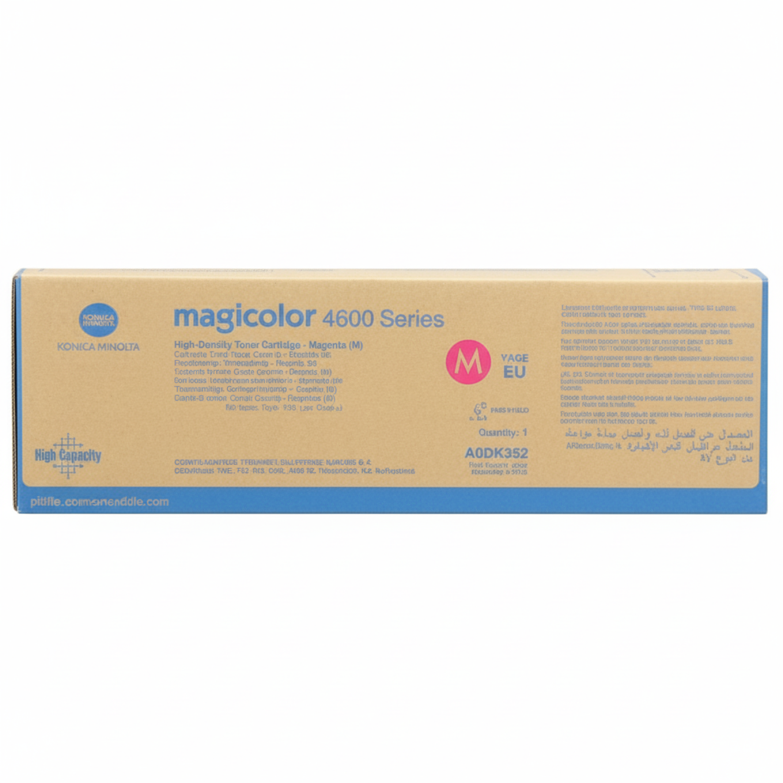 Original OEM Toner KM A0DK351 (A0DK351) (Magenta)