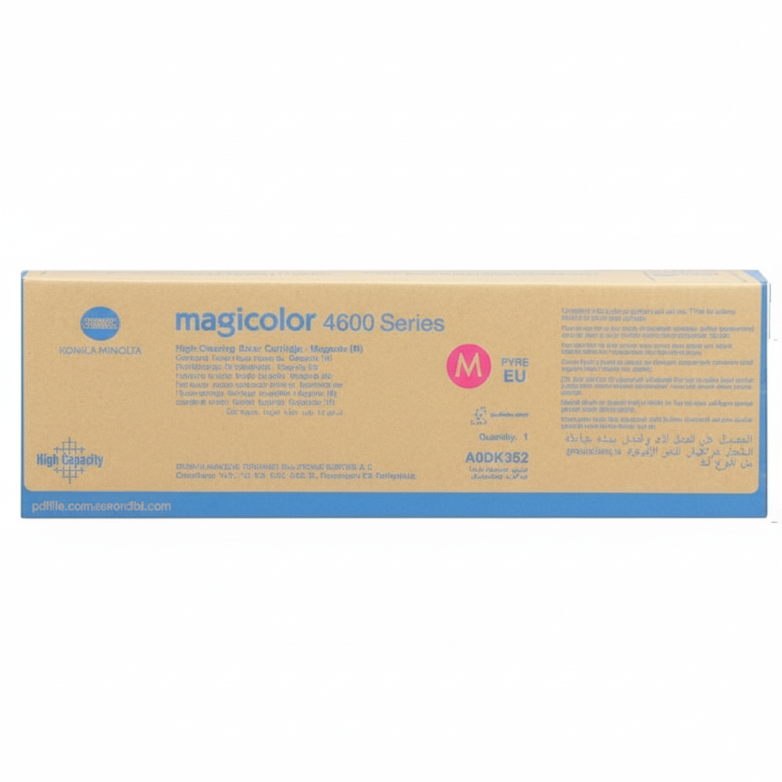 Original OEM Toner KM A0DK352 (A0DK352) (Magenta)