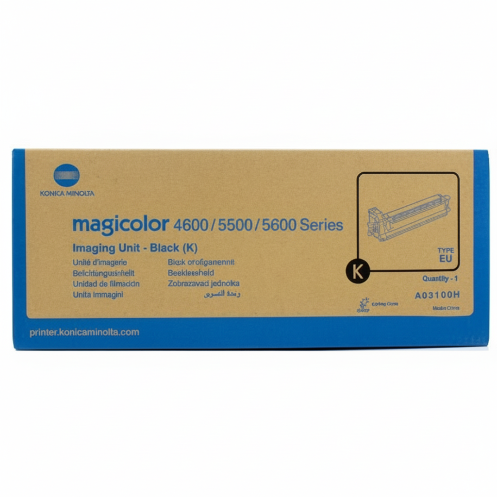 Original OEM Drum Unit KM A03100H (A03100H) (Black)