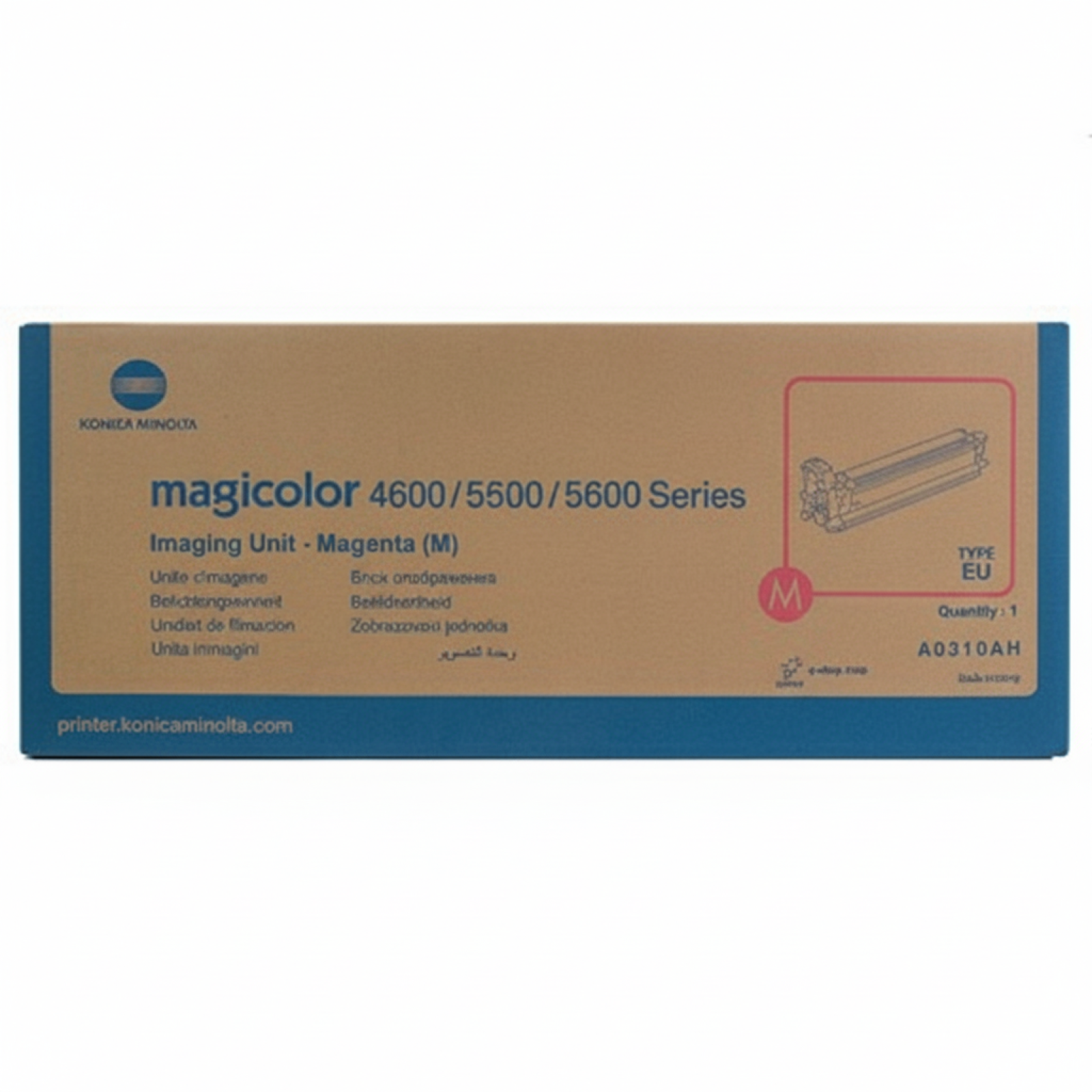 Original OEM Drum Unit KM A0310AH (A0310AH) (Magenta)