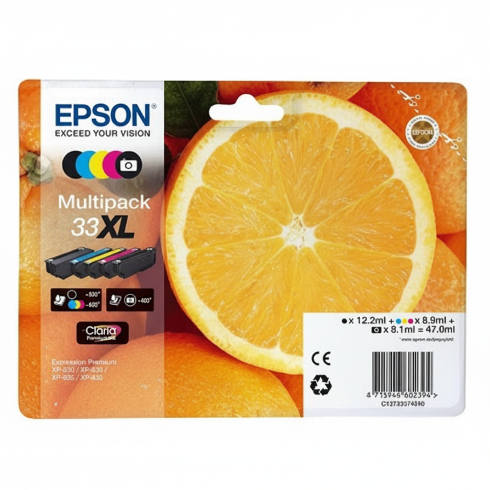 Original OEM Ink Cartridges Epson T3357 (C13T33574010) (multi pack)