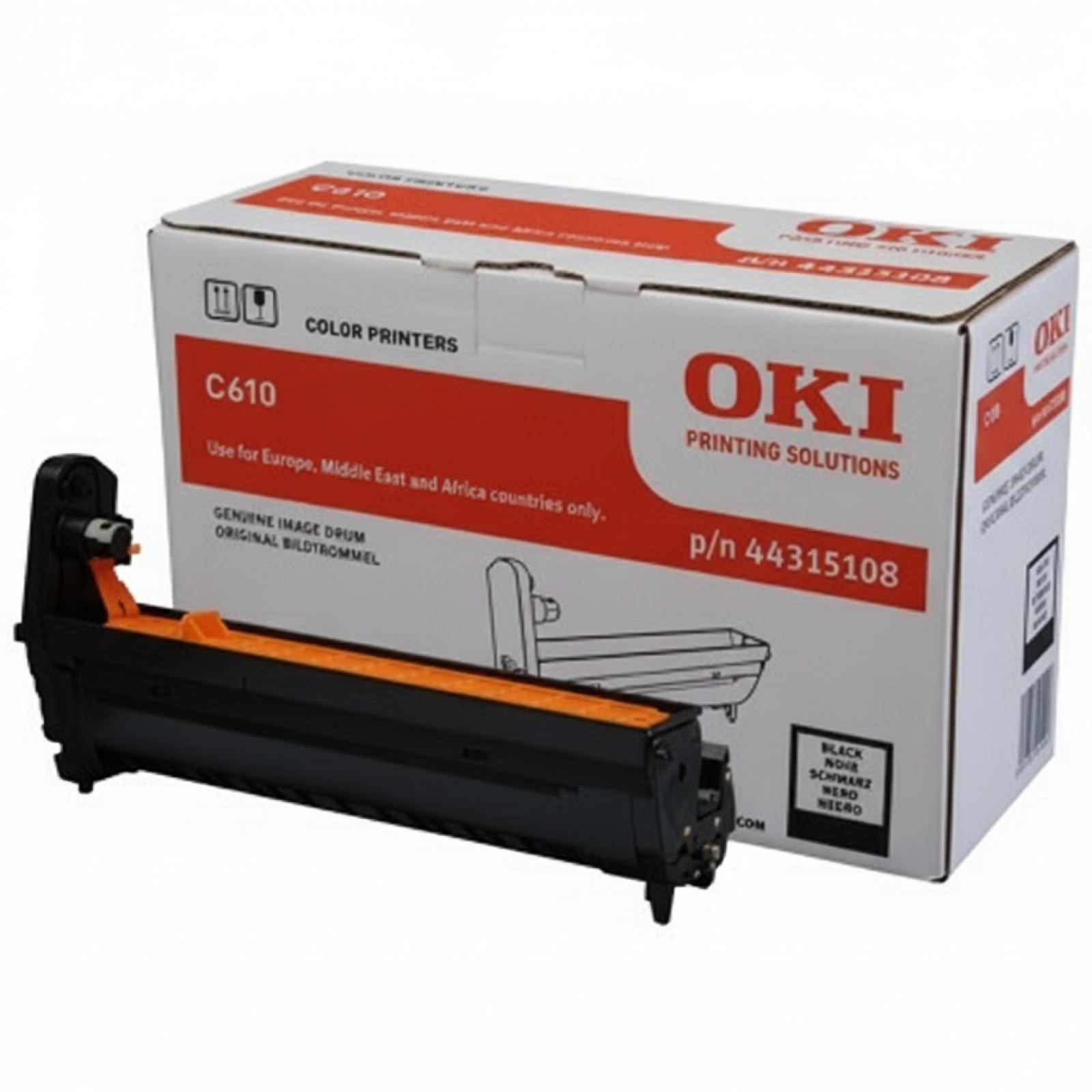 Original OEM Drum Unit Oki C610 (44315108) (Black)