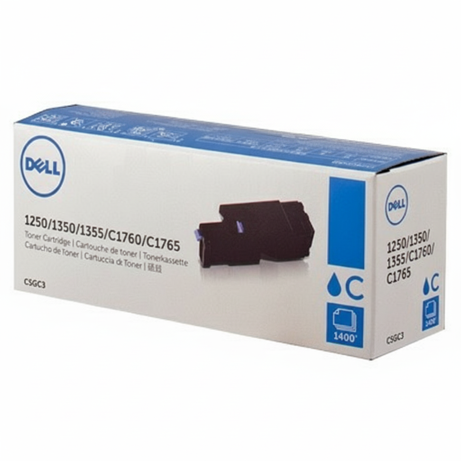 Original OEM Toner Dell PDVTW (593-11141) (Cyan)