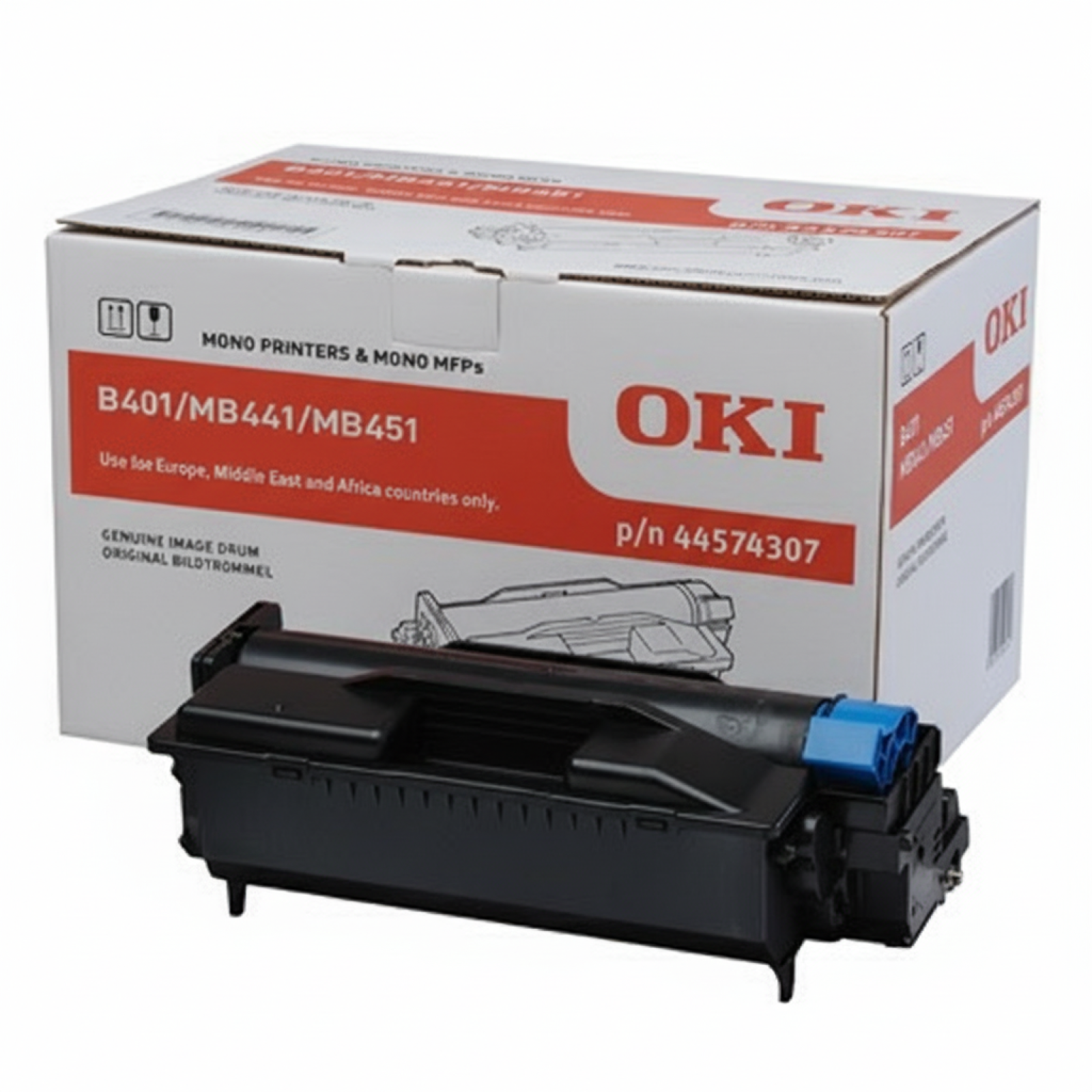 Original OEM Drum Unit Oki B401 MB441 451 (44574307) (Black)