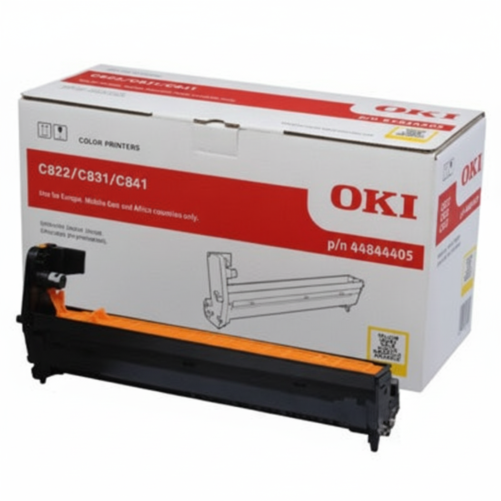 Original OEM Drum Unit Oki C822 (44844407) (Cyan)