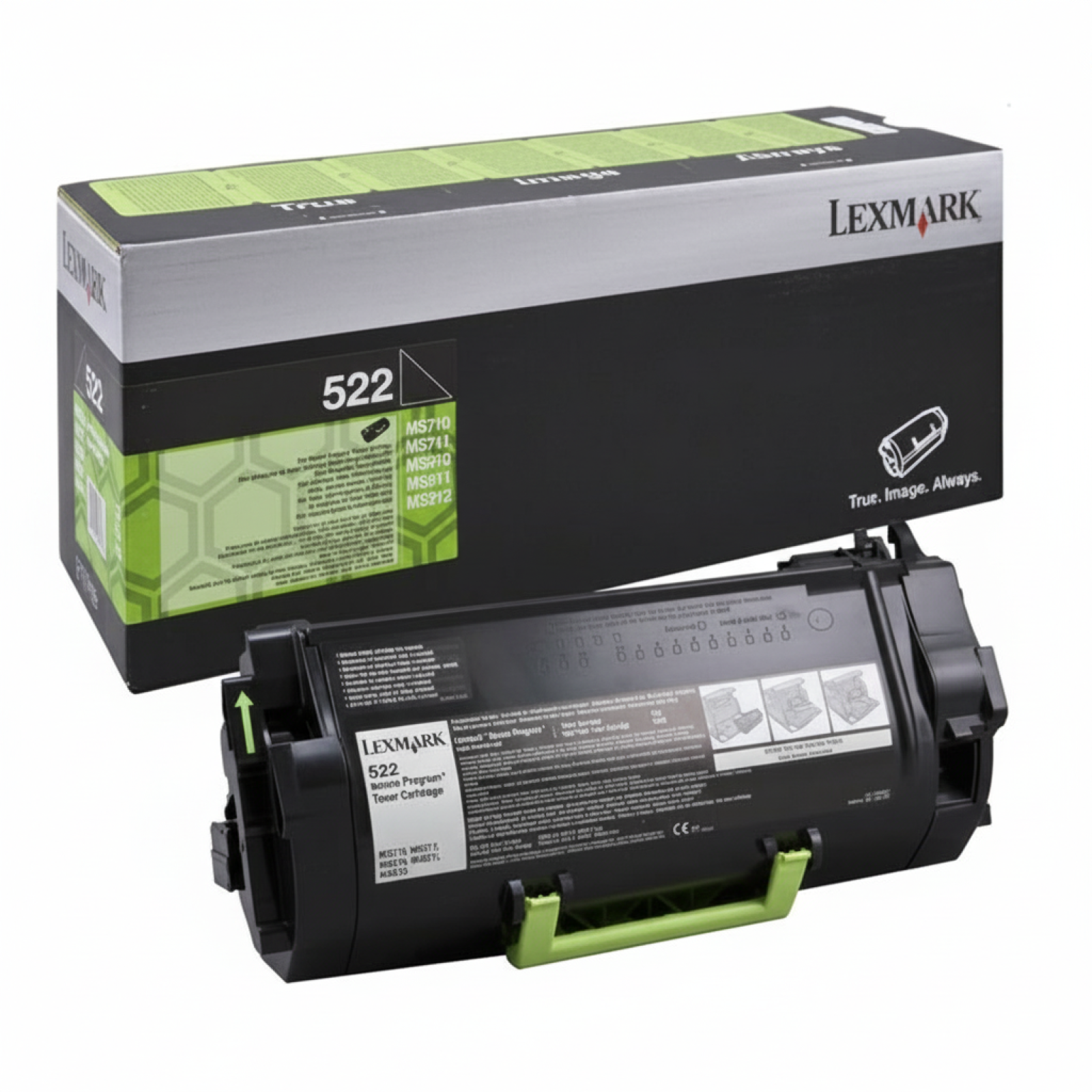 Original OEM Toner Lexmark 522 (52D2000) (Black)