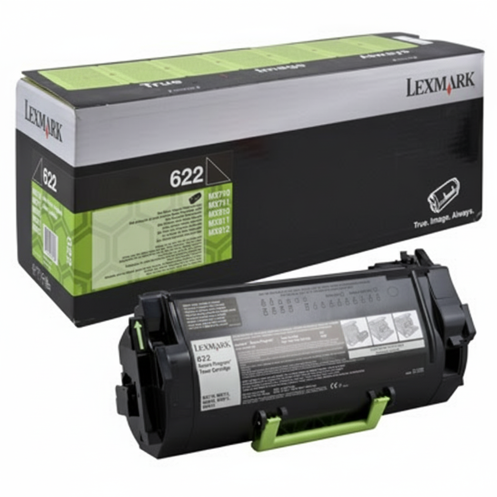 Original OEM Toner Lexmark 622 (62D2000) (Black)