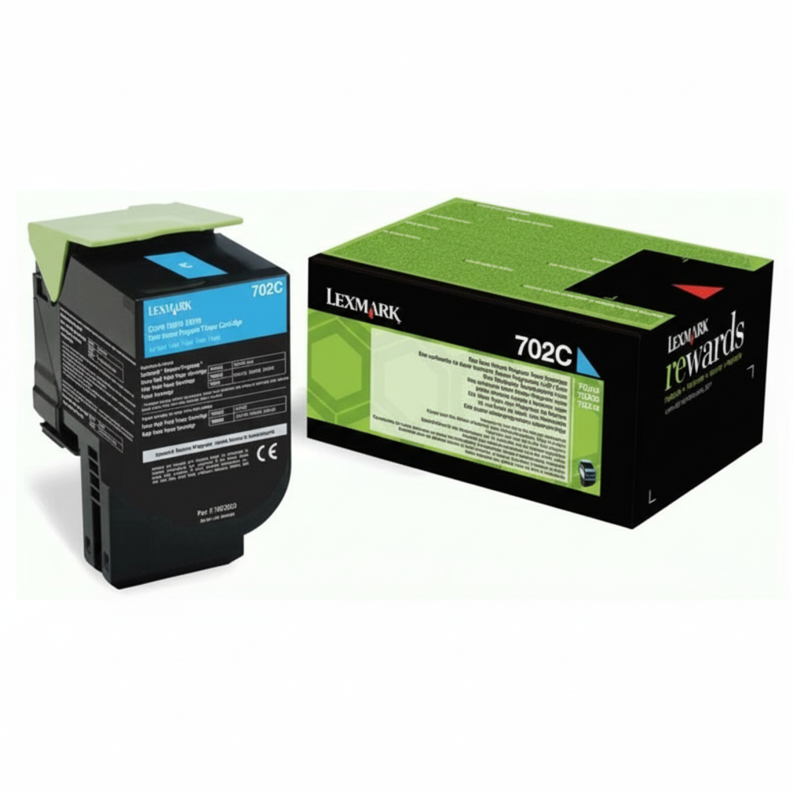 Original OEM Toner Lexmark 702C (70C20C0) (Cyan)