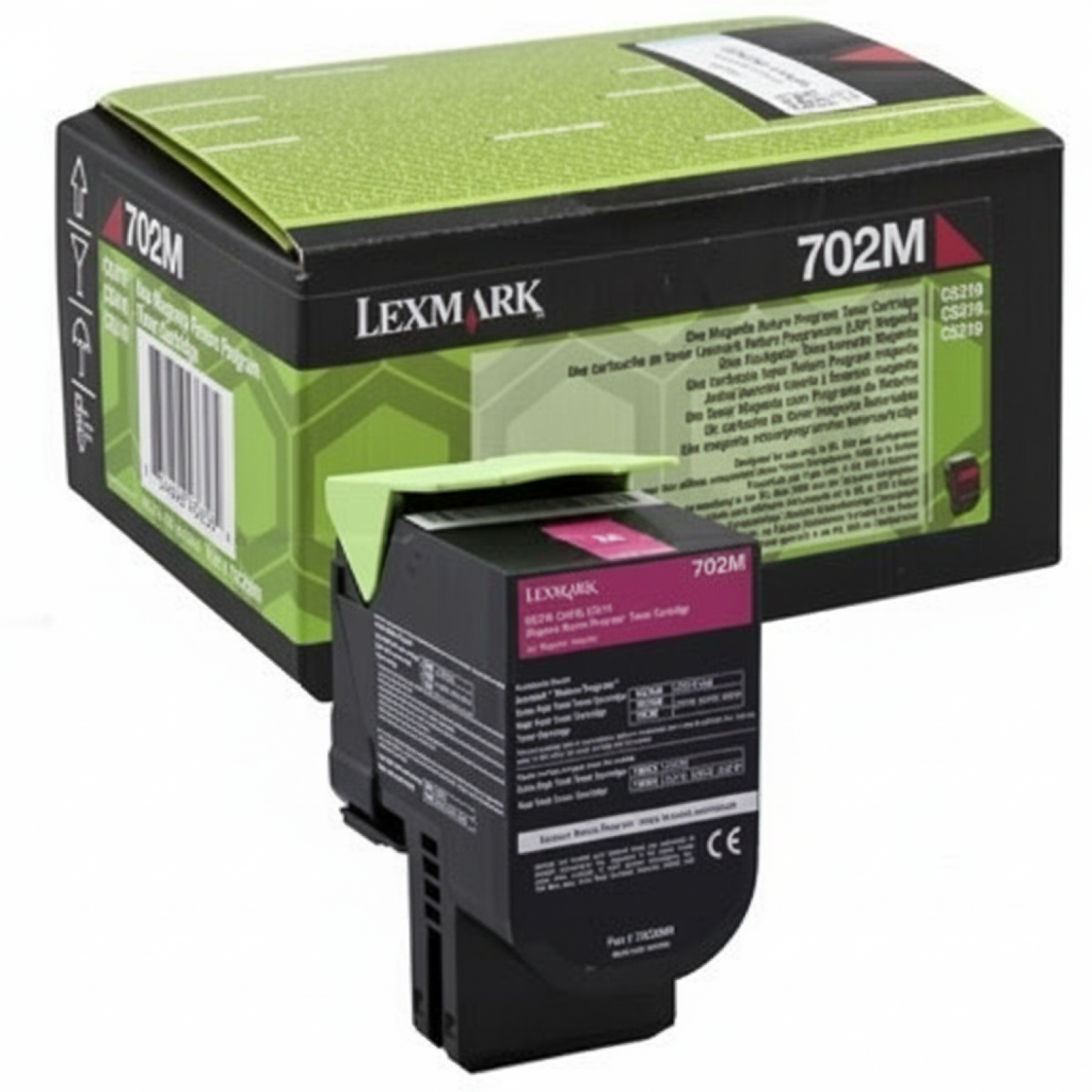 Original OEM Toner Lexmark 702M (70C20M0) (Magenta)