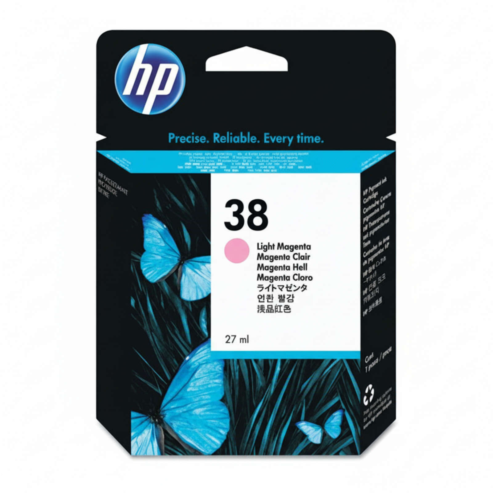 Original OEM Ink Cartridge HP 38 (C9419A) (Light magenta)