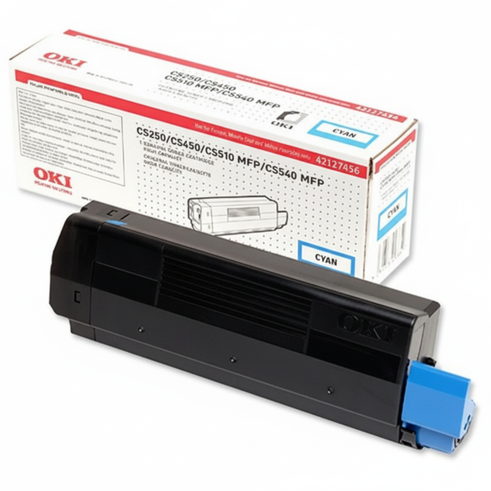 Original OEM Toner Oki C5250 C5450 (42127456) (Cyan)