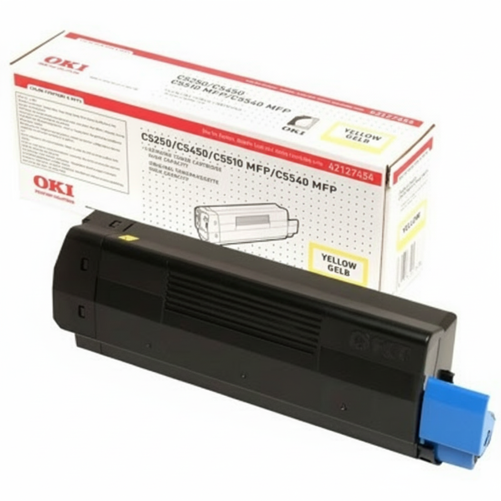 Original OEM Toner Oki C5250 C5450 (42804545) (Yellow)