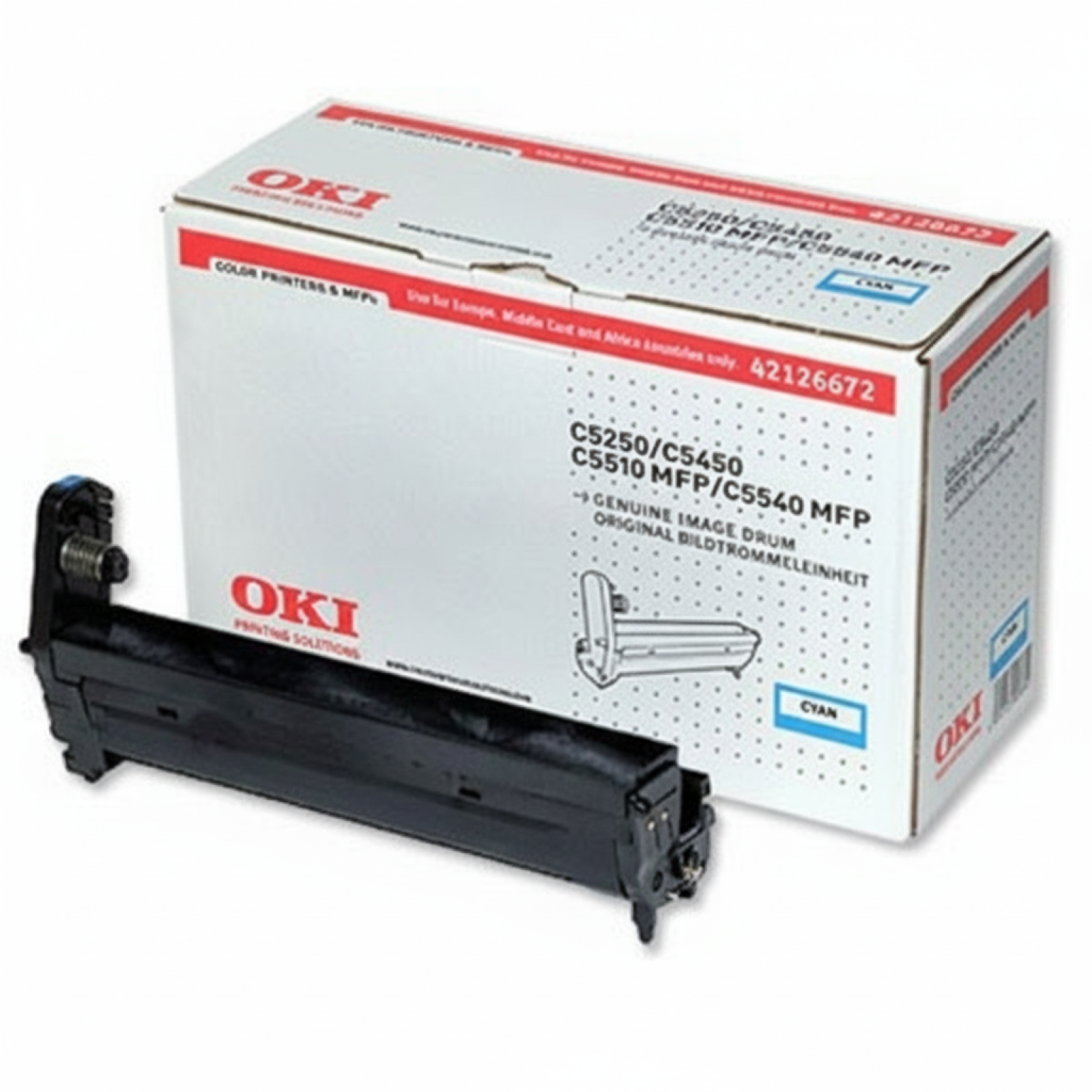 Original OEM Drum Unit Oki C5250 C5450 (42126672) (Cyan)