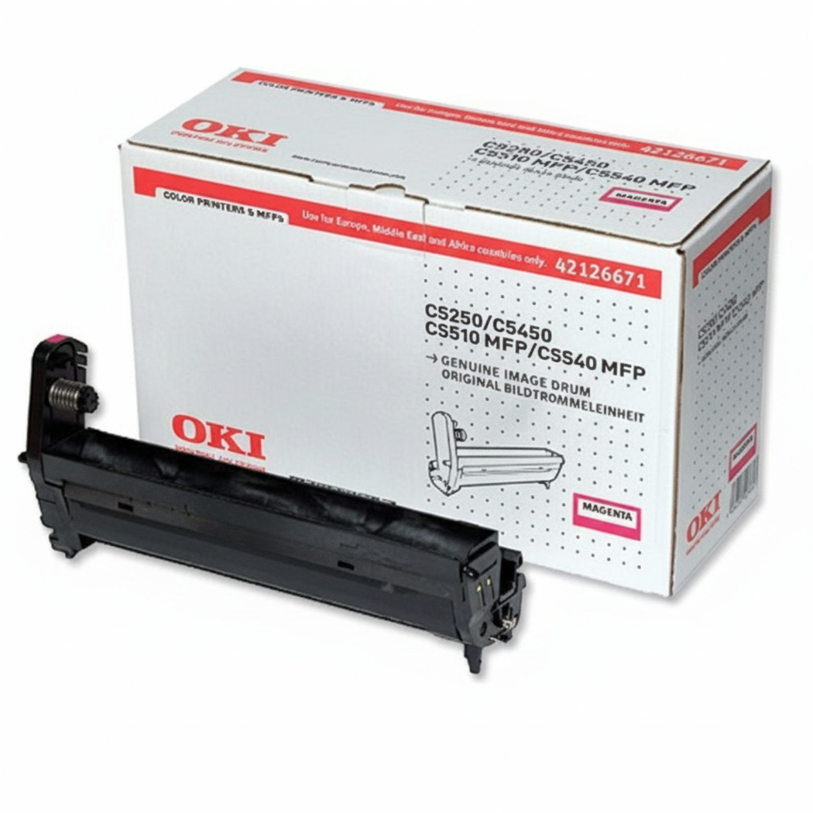Original OEM Drum Unit Oki C5250 C5450 (42126671) (Magenta)