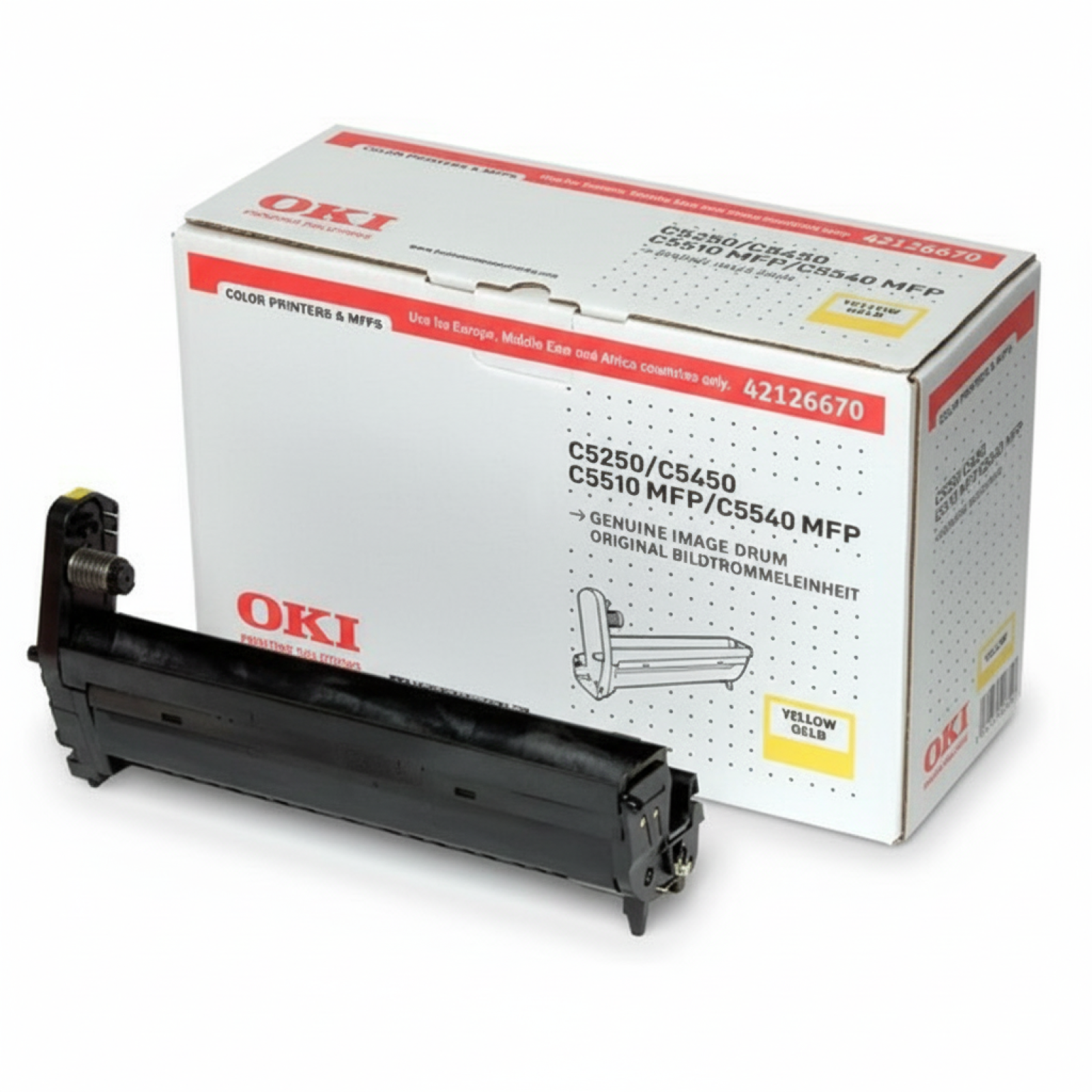 Original OEM Drum Unit Oki C5250 C5450 (42126670) (Yellow)