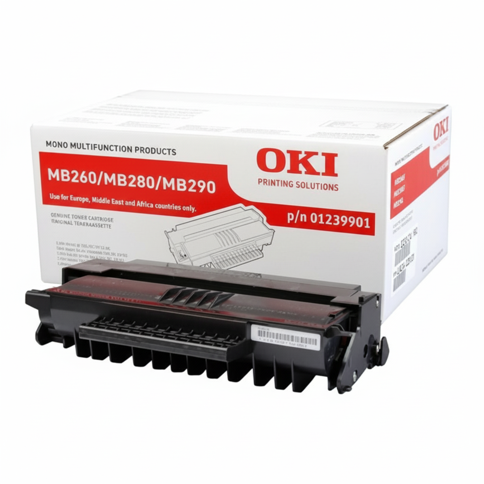 Original OEM Toner Oki MB 260 (1239901) (Black)