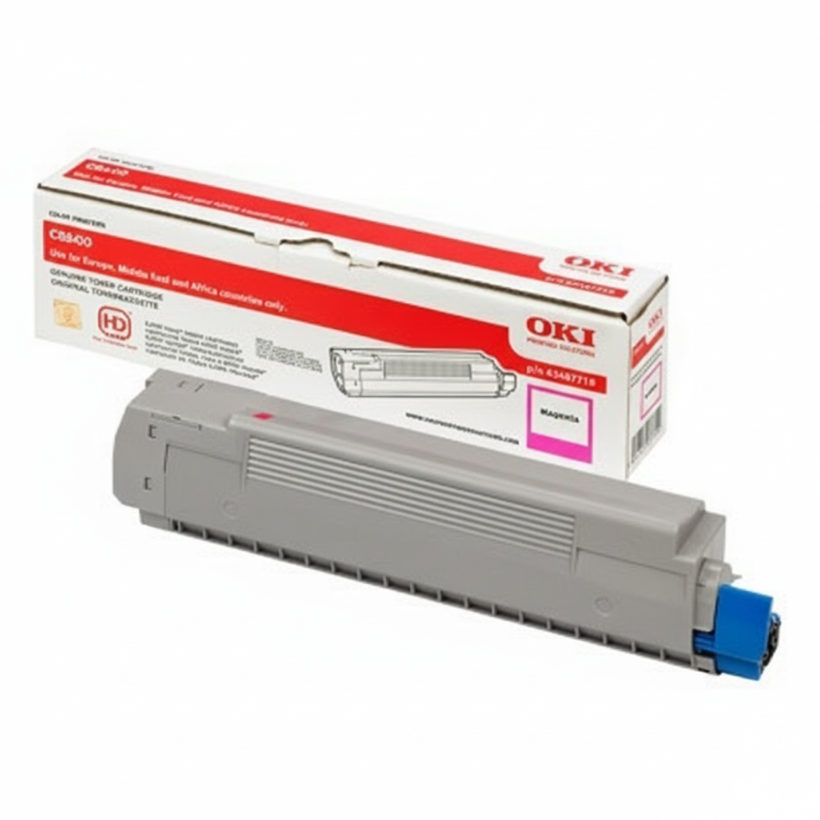 Original OEM Toner Oki C8600 8800 (43487710) (Magenta)