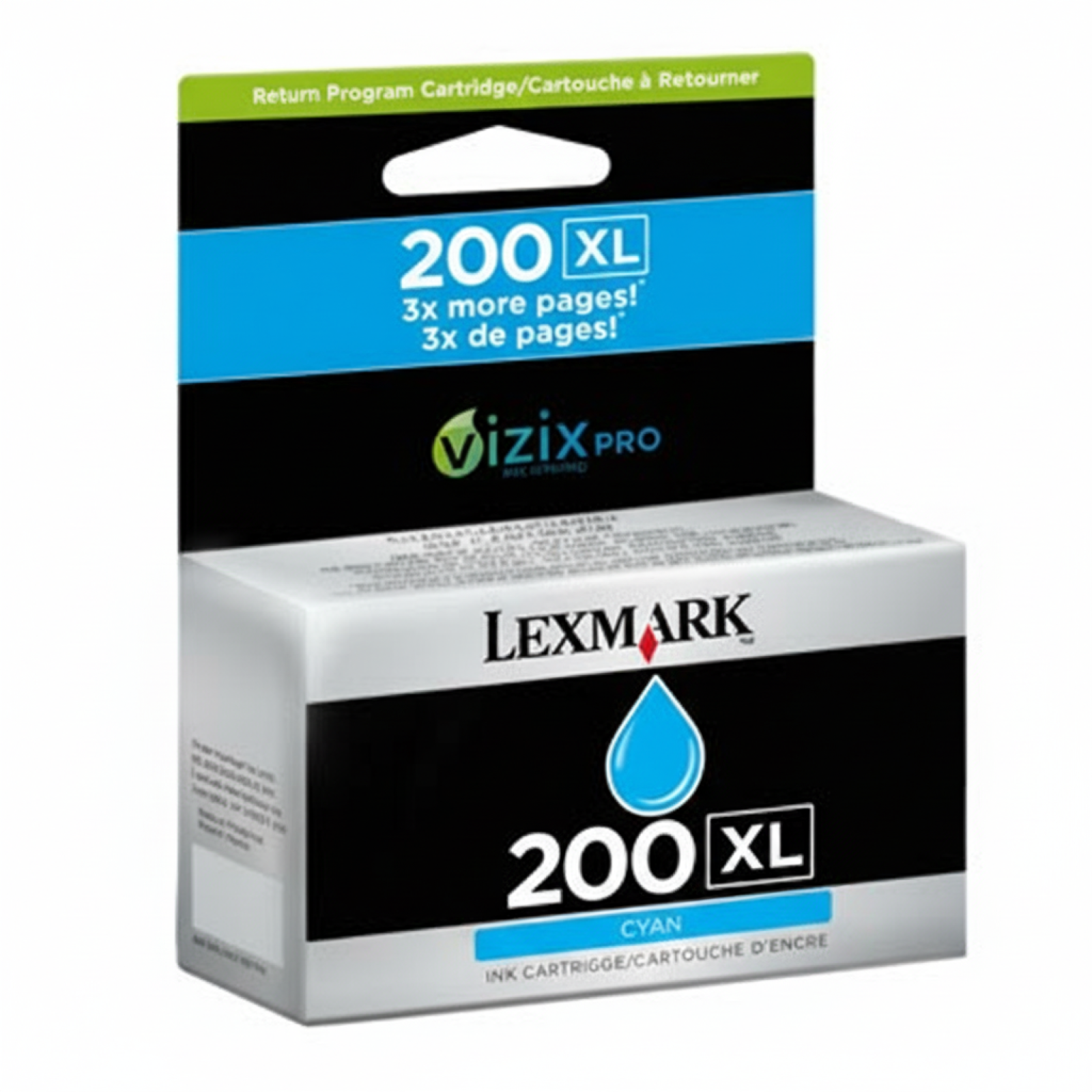 Original OEM Ink Cartridge Lexmark 200XL (14L0198) (Cyan)