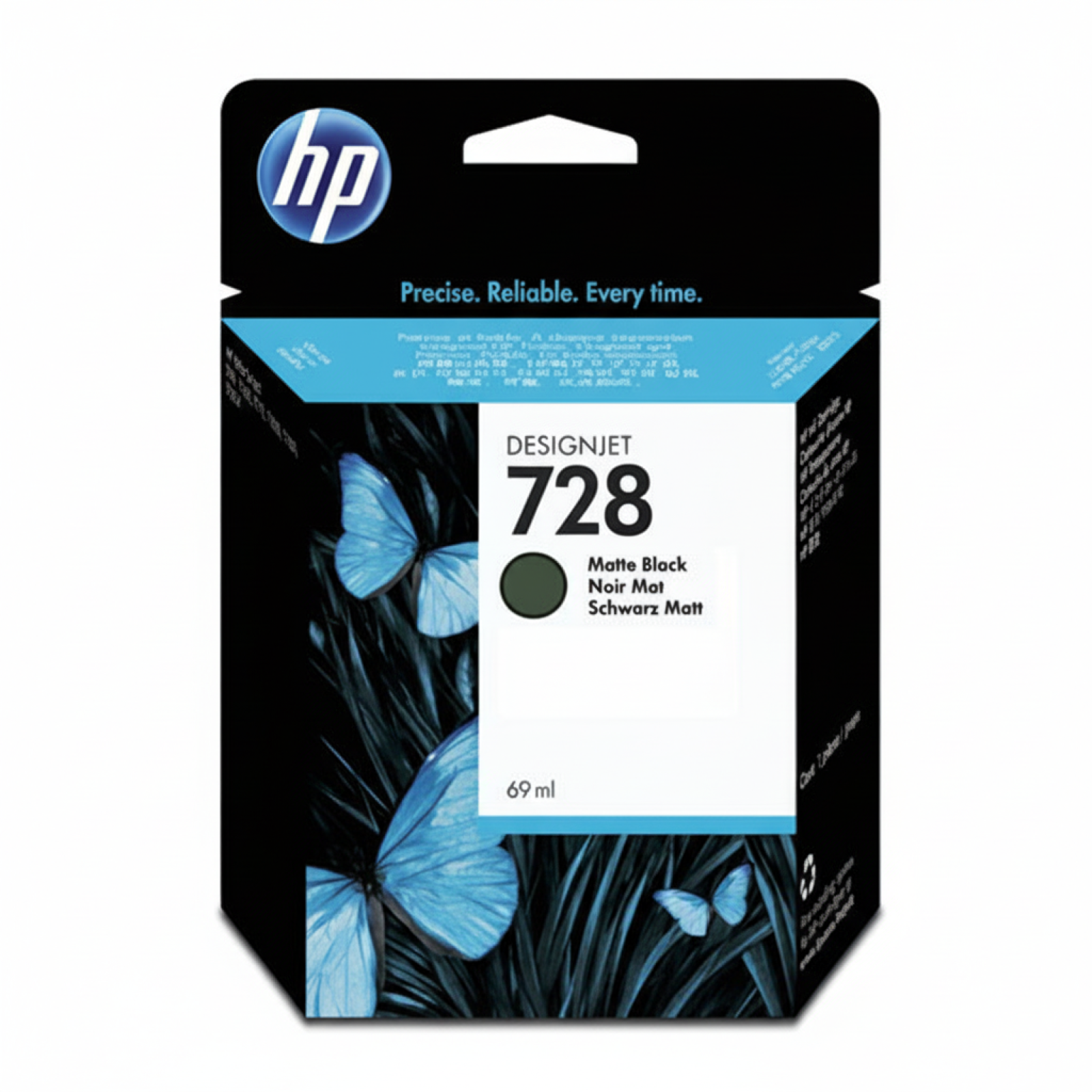 Original OEM Ink Cartridge HP 728 (F9J64A) (Matte black)