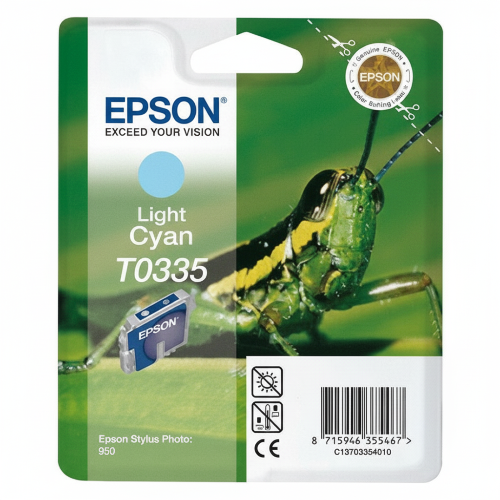 Original OEM Ink Cartridge Epson T0331 (C13T03314010) (Black)