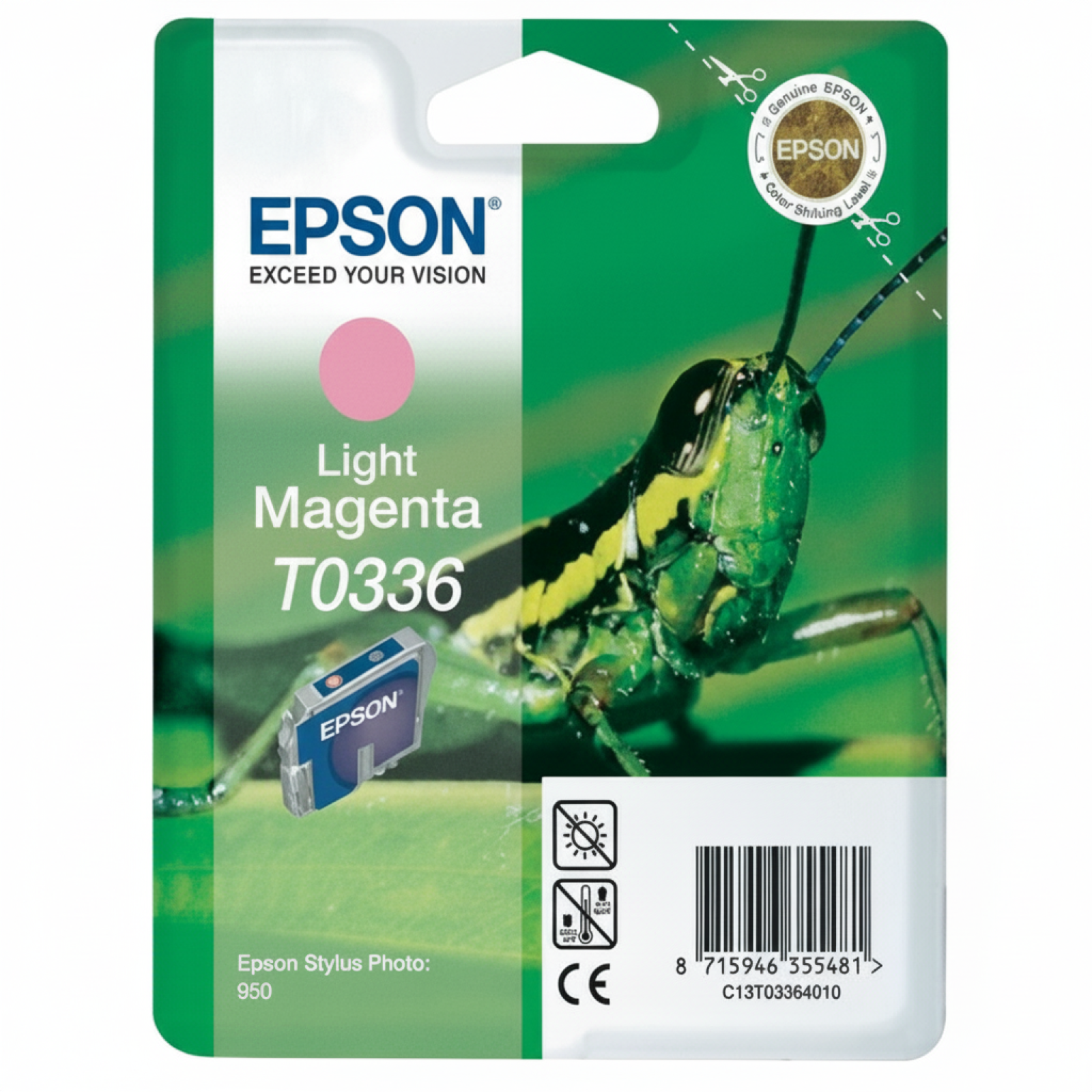 Original OEM Ink Cartridge Epson T0336 (C13T03364010) (Light magenta)