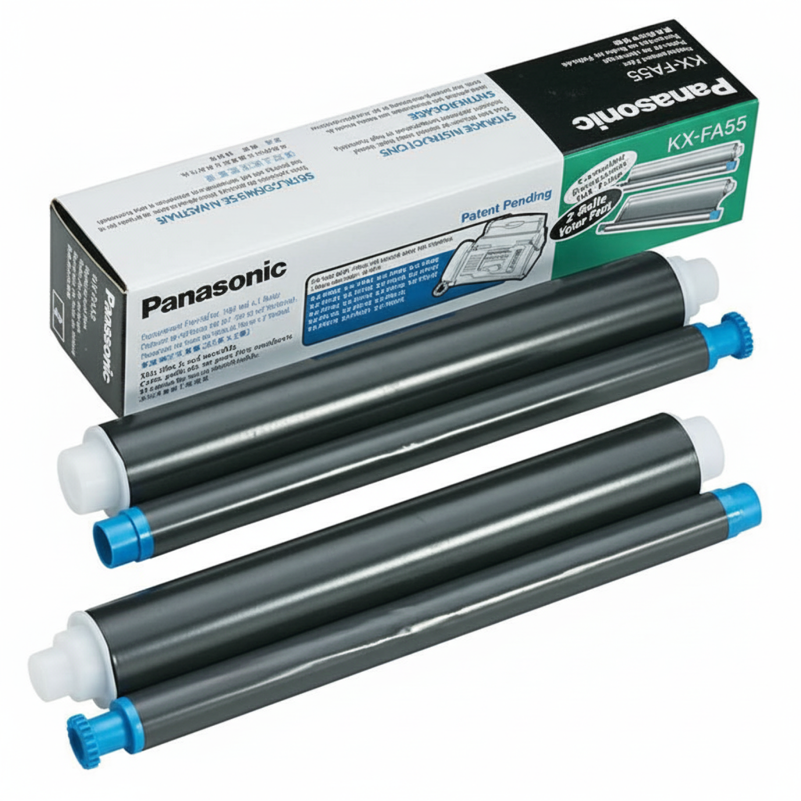 Original OEM Ink Films Panasonic KX-FA55X (KX-FA55X) (Black) (2-pack)