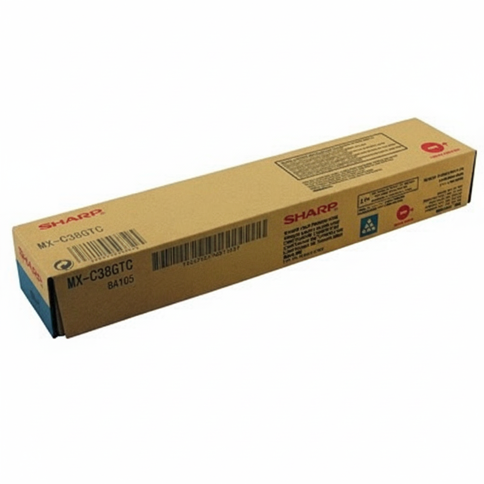 Original OEM Toner Sharp MX-C38GTC (MXC38GTC) (Cyan)