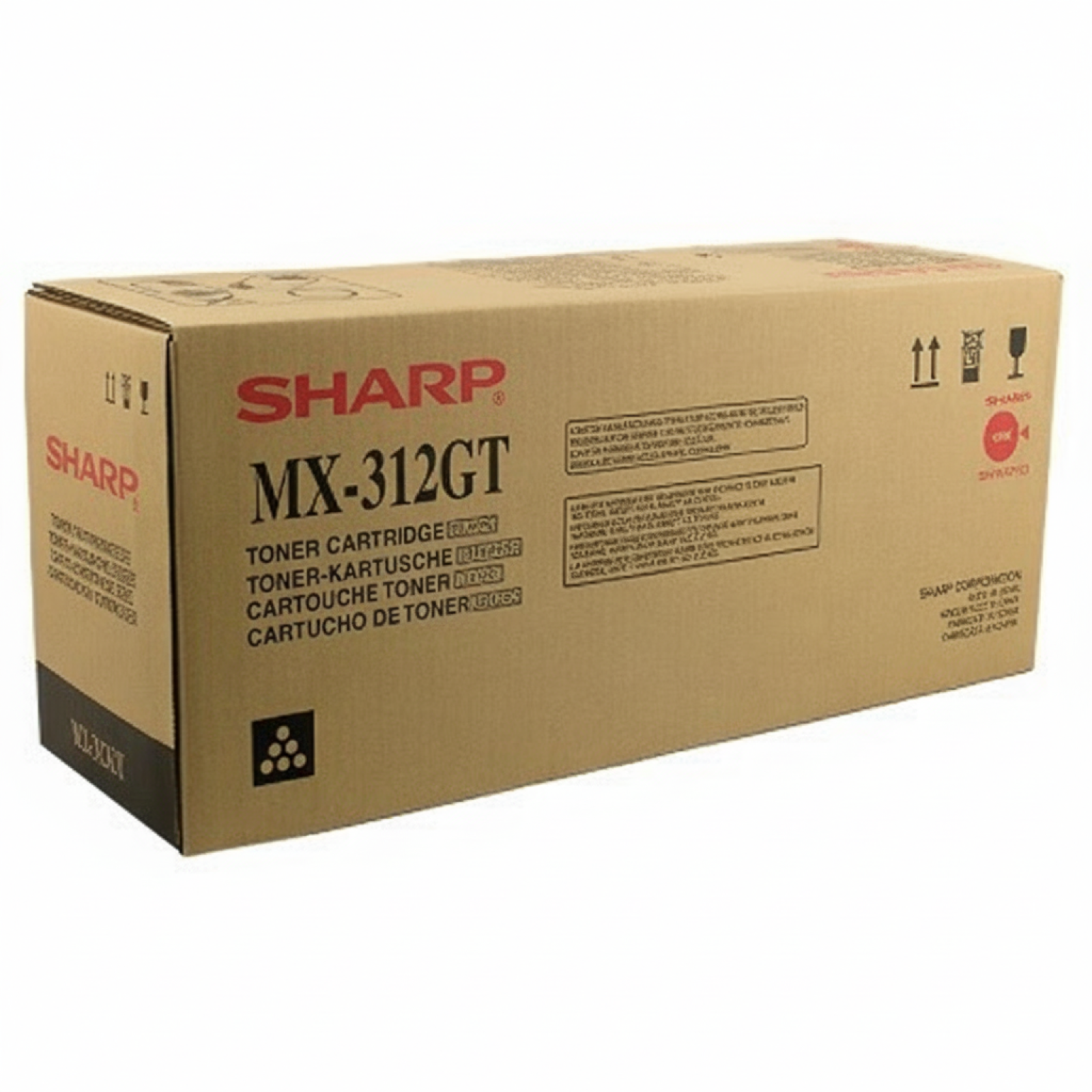 Original OEM Toner Sharp MX-312GT (MX312GT) (Black)